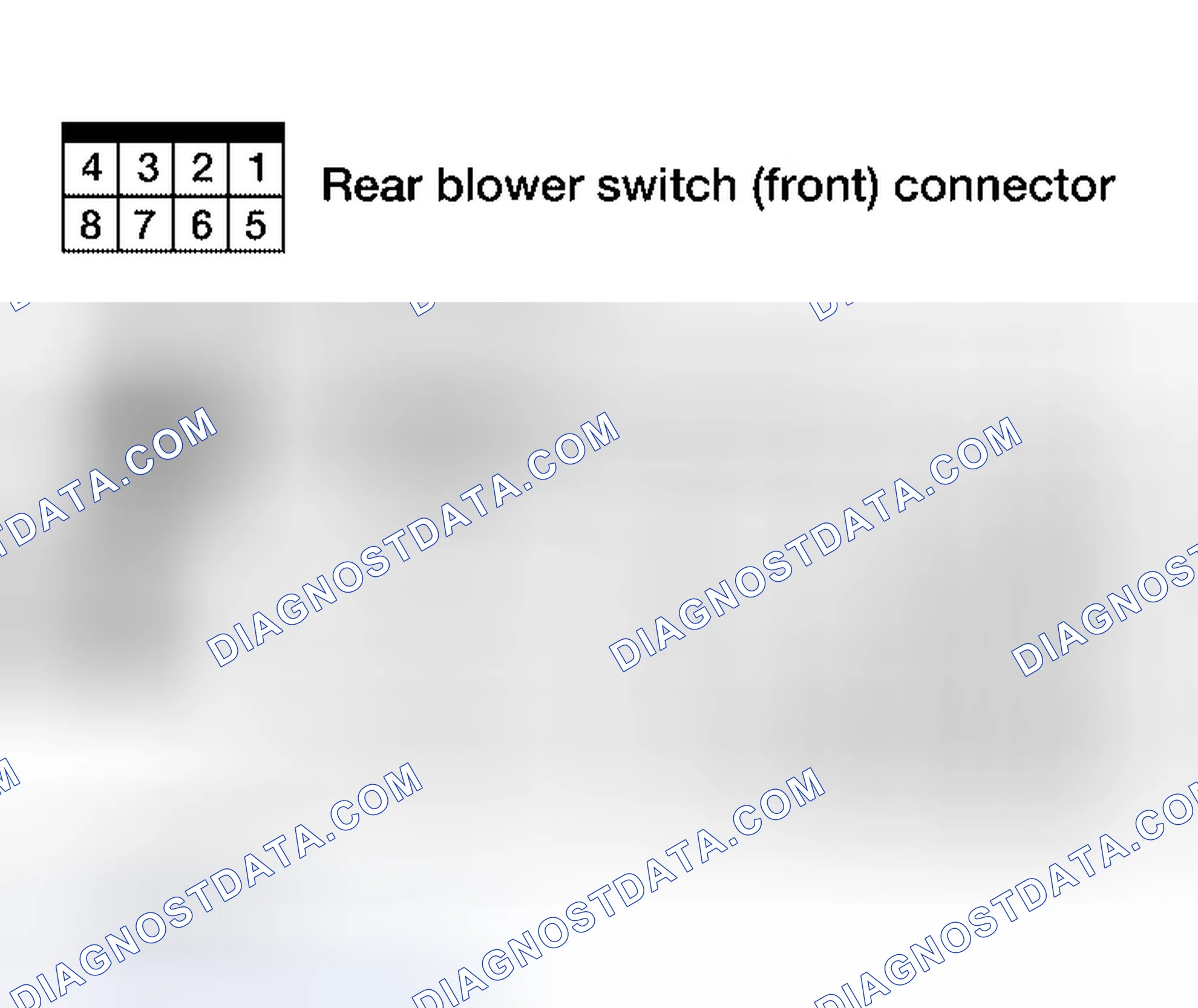 Scheme 273: REAR BLOWER SWITCH (FRONT)