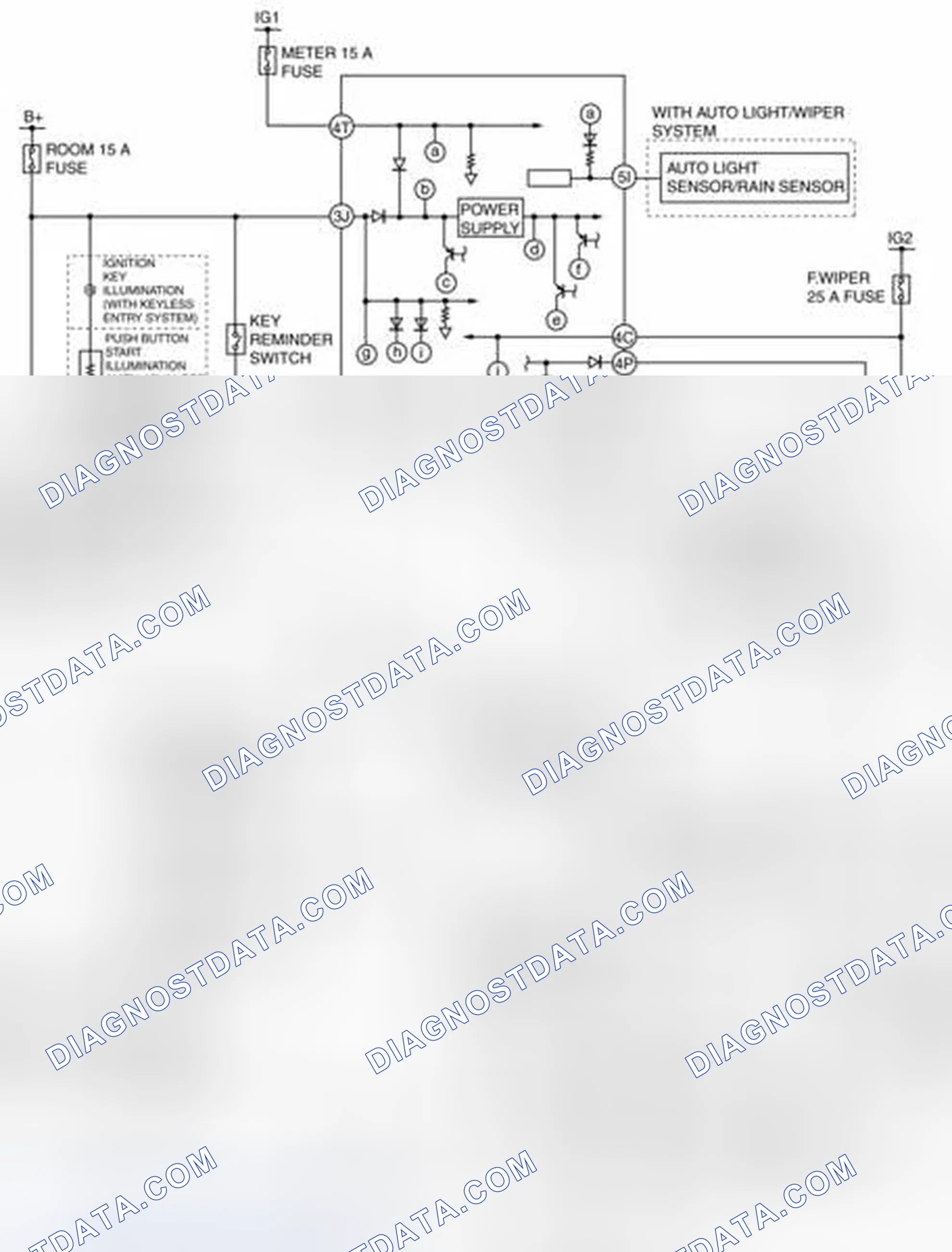 Scheme 43: On-Board Diagnostic Wiring Diagram [BCM] (1 Of 4)