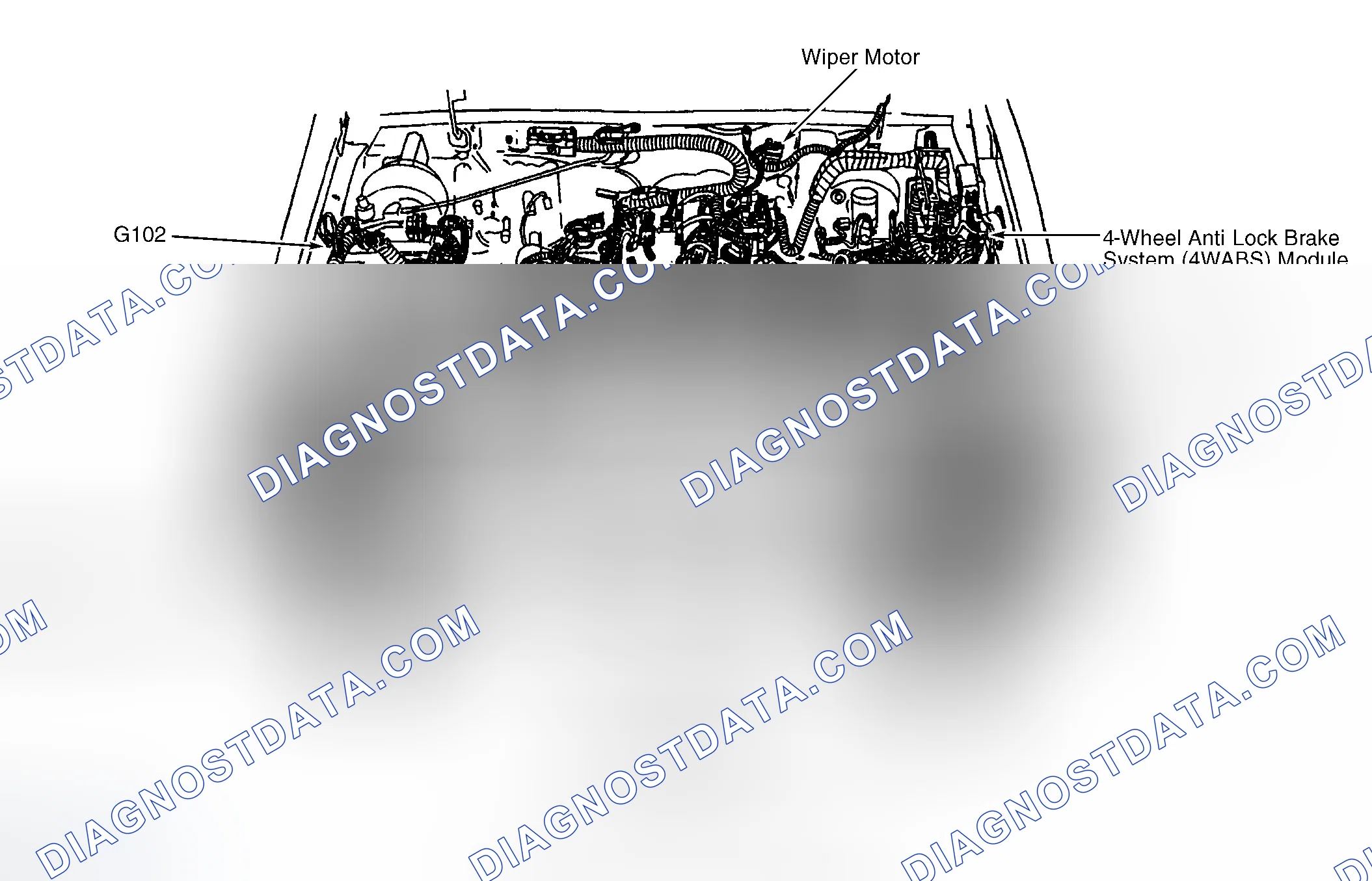 Scheme 2: Engine Compartment (4.0L EI Shown, 4.0L SOHC Similar)