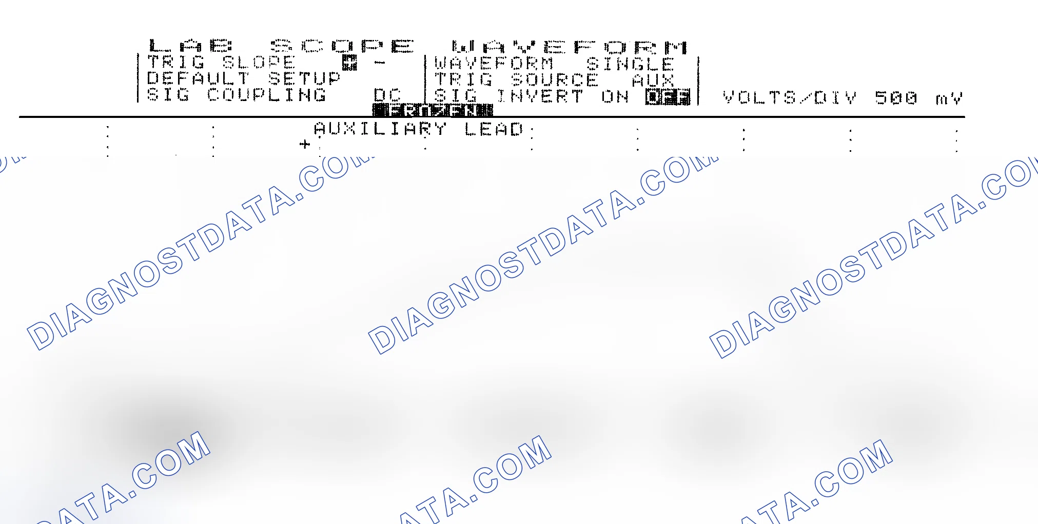 Scheme 14: Single Injector w/Excessive Current Flow - Current Pattern