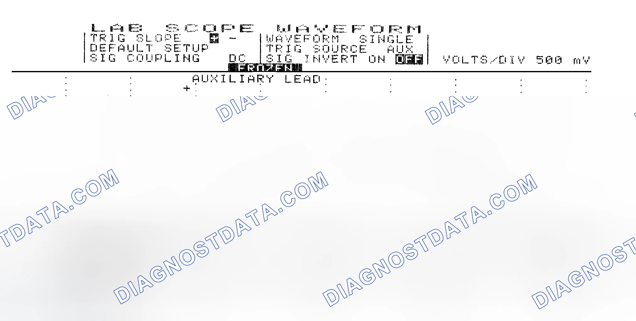 Scheme 14: Single Injector w/Excessive Current Flow - Current Pattern