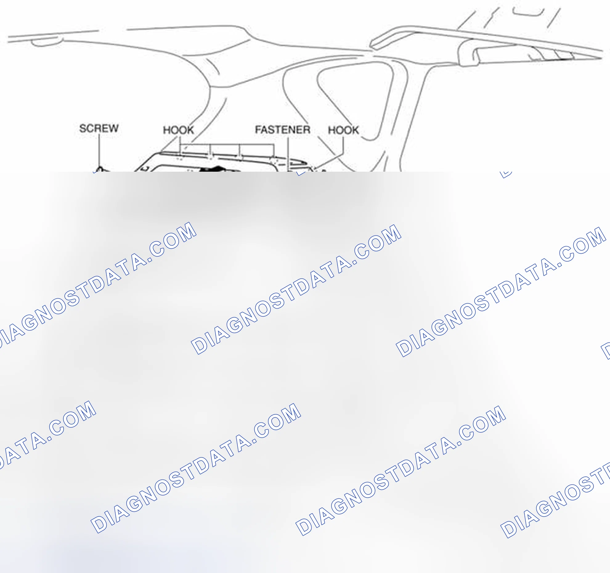 Scheme 136: TRUNK SIDE UPPER TRIM REMOVAL/INSTALLATION