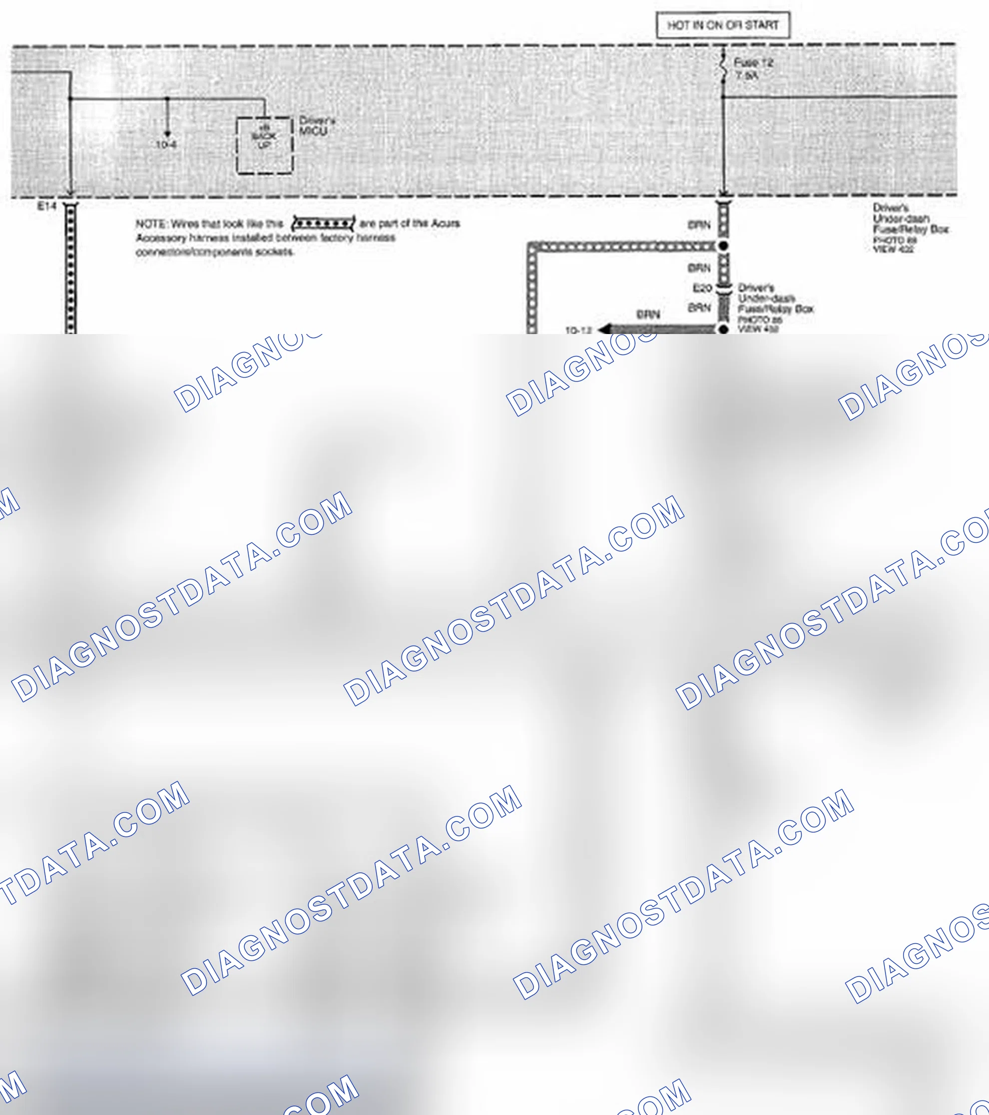 Scheme 137: Remote Starting System (Acura Accessory) - With Keyless Access (Page 21-15)