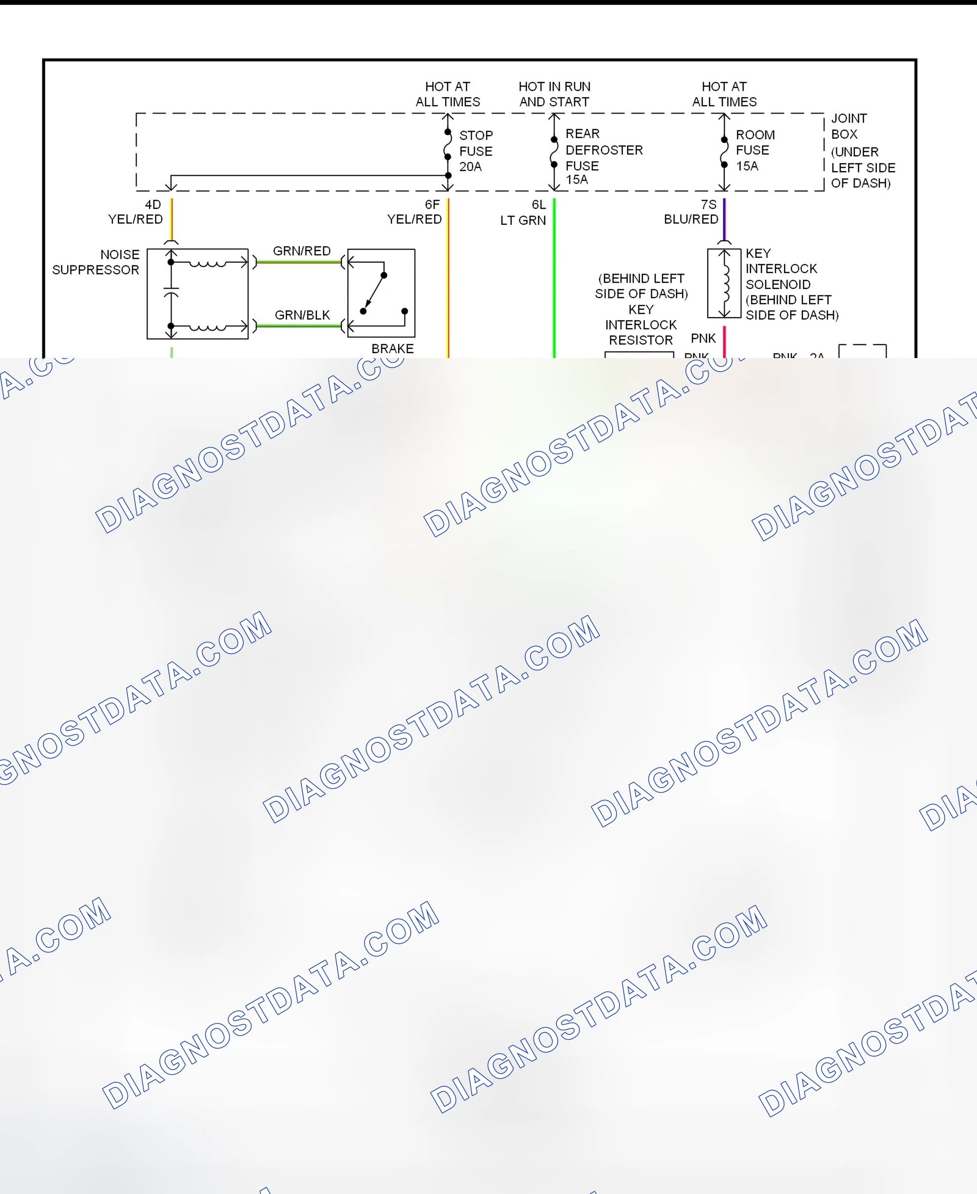 Scheme 215: Shift Interlock System Wiring Diagram (1997 Millenia)