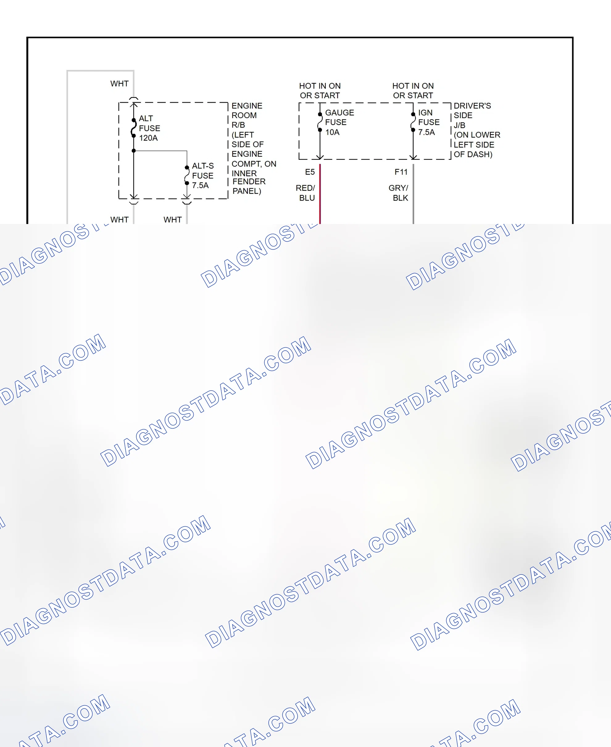 Scheme 12: Charging System Wiring Diagram (4Runner)