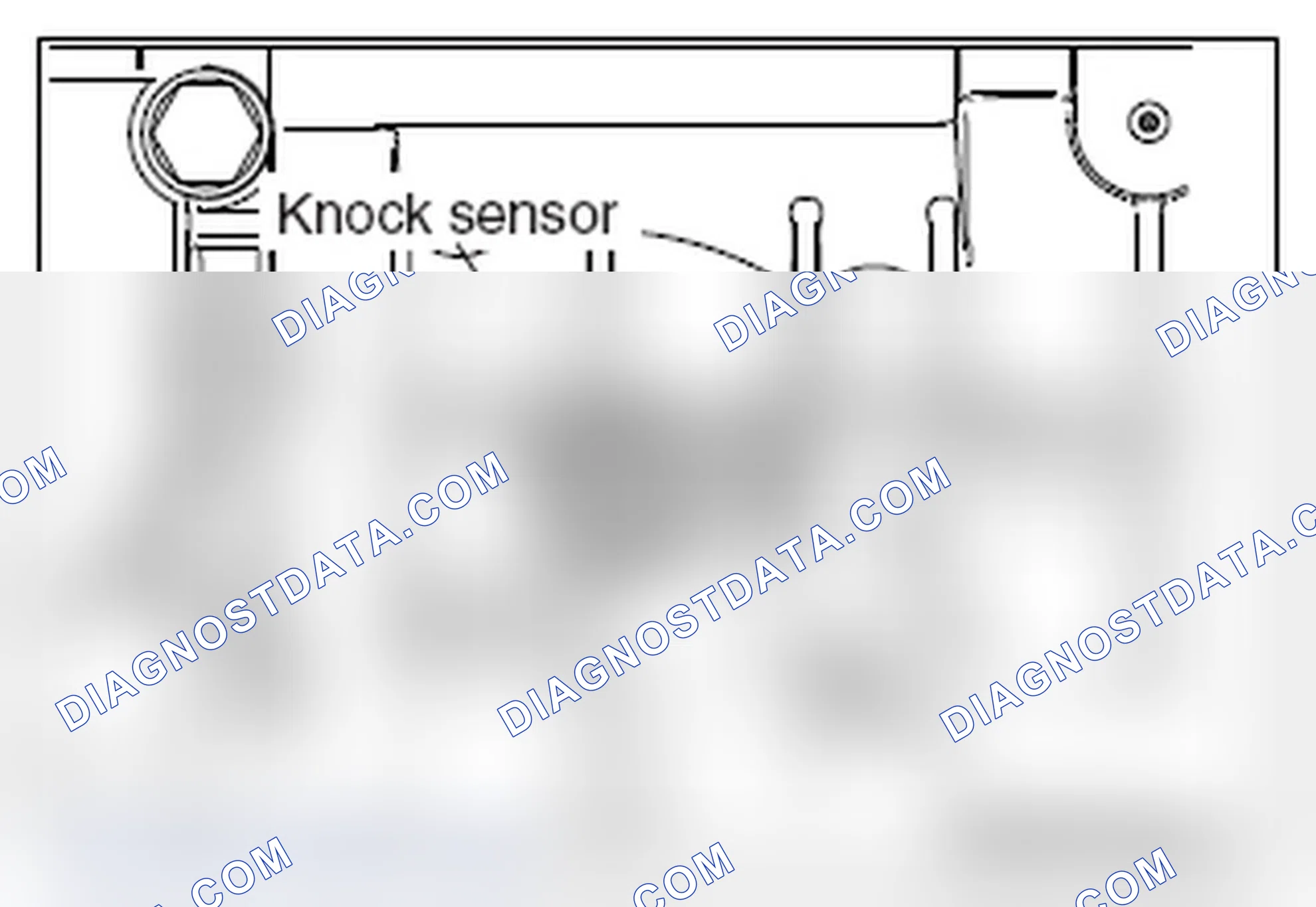 Scheme 17: >> A << KNOCK SENSOR INSTALLATION