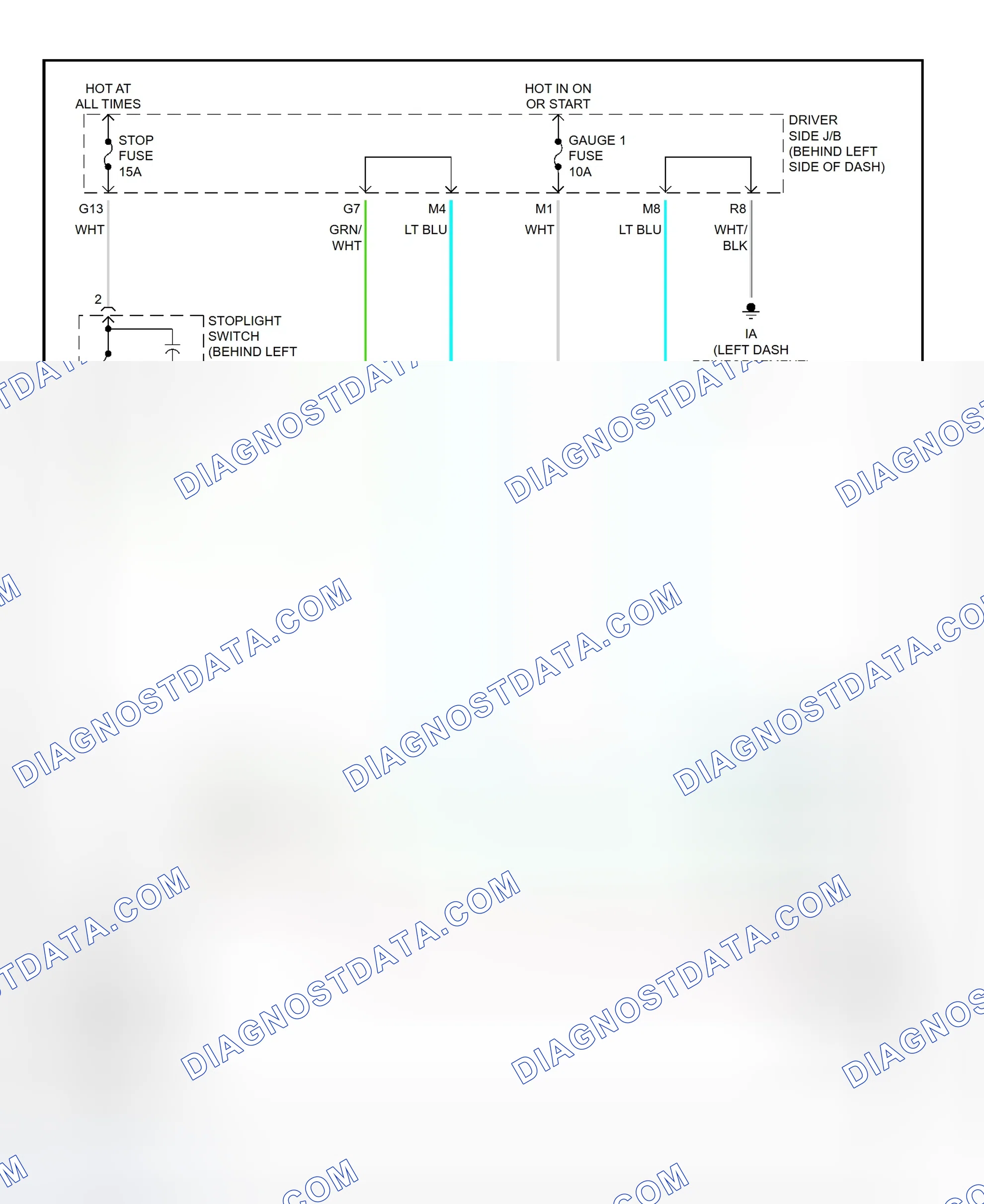 Scheme 286: Shift Interlock System Wiring Diagram (2002 - Lexus ES300)