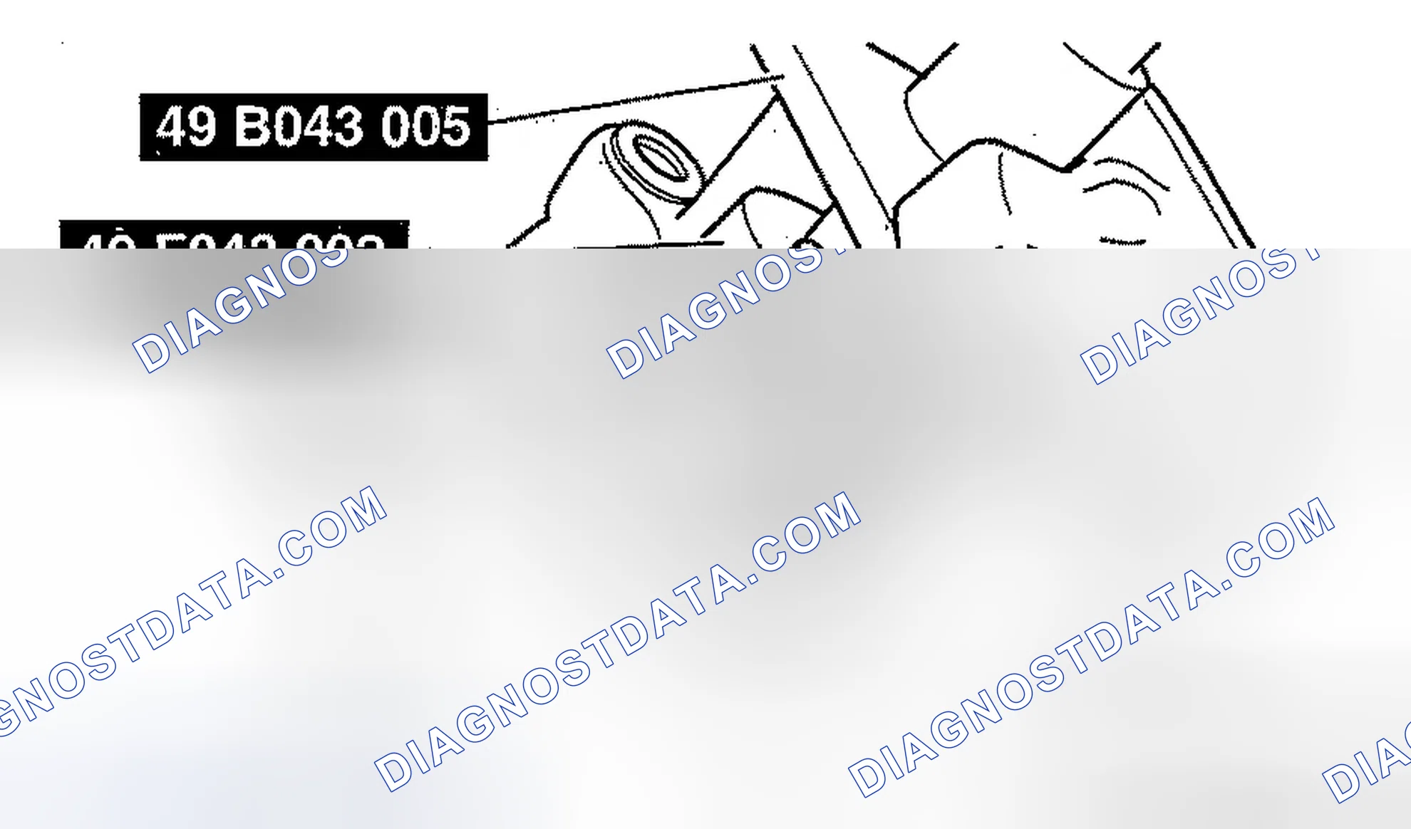 Scheme 47: Caliper, Brake Hose Installation Note
