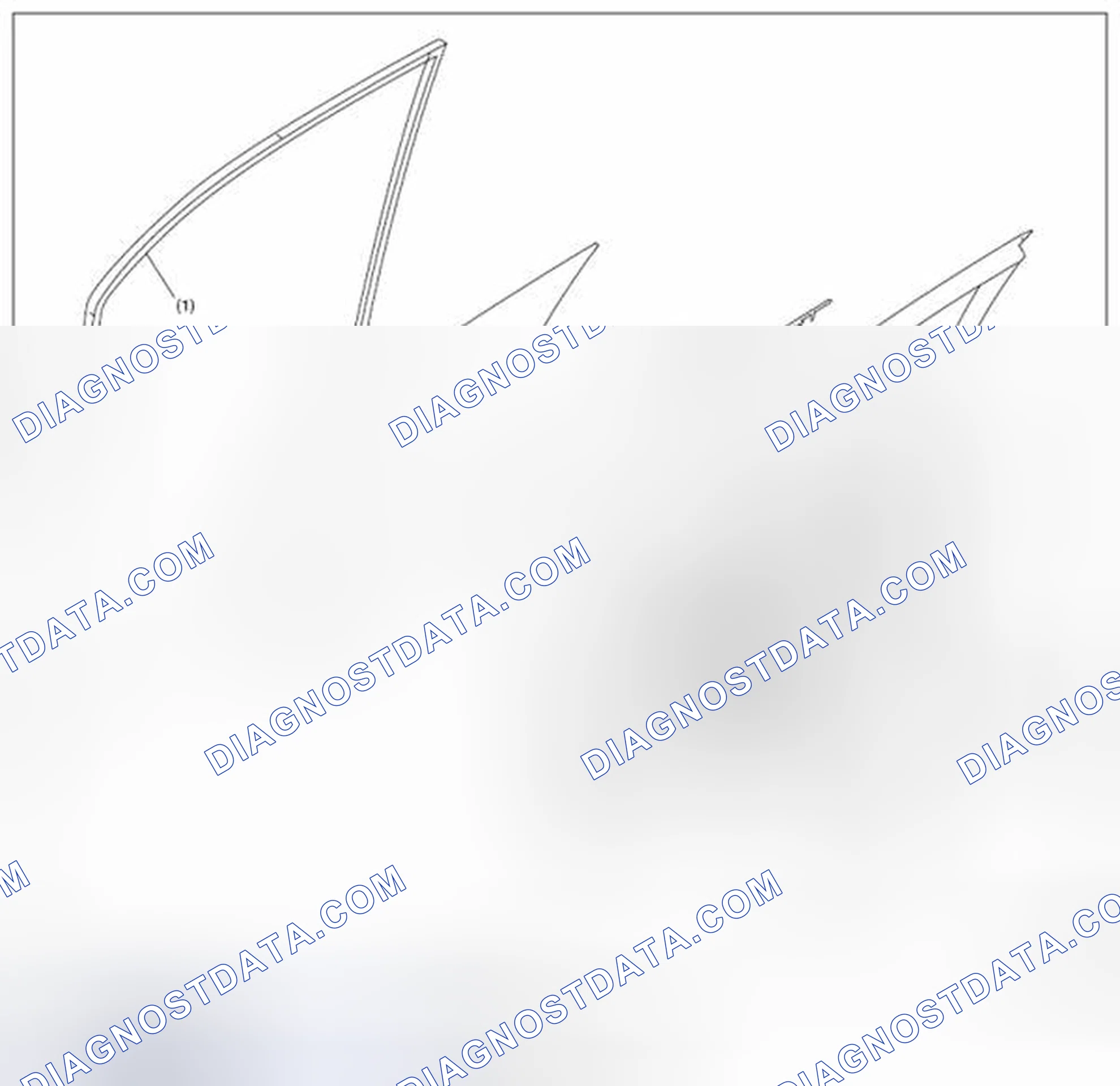 Scheme 9: FRONT DOOR GLASS