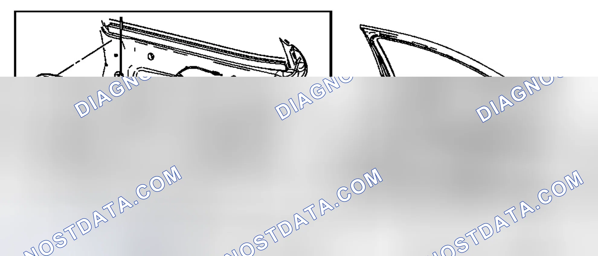 Scheme 48: Front Side Door Water Deflector Replacement