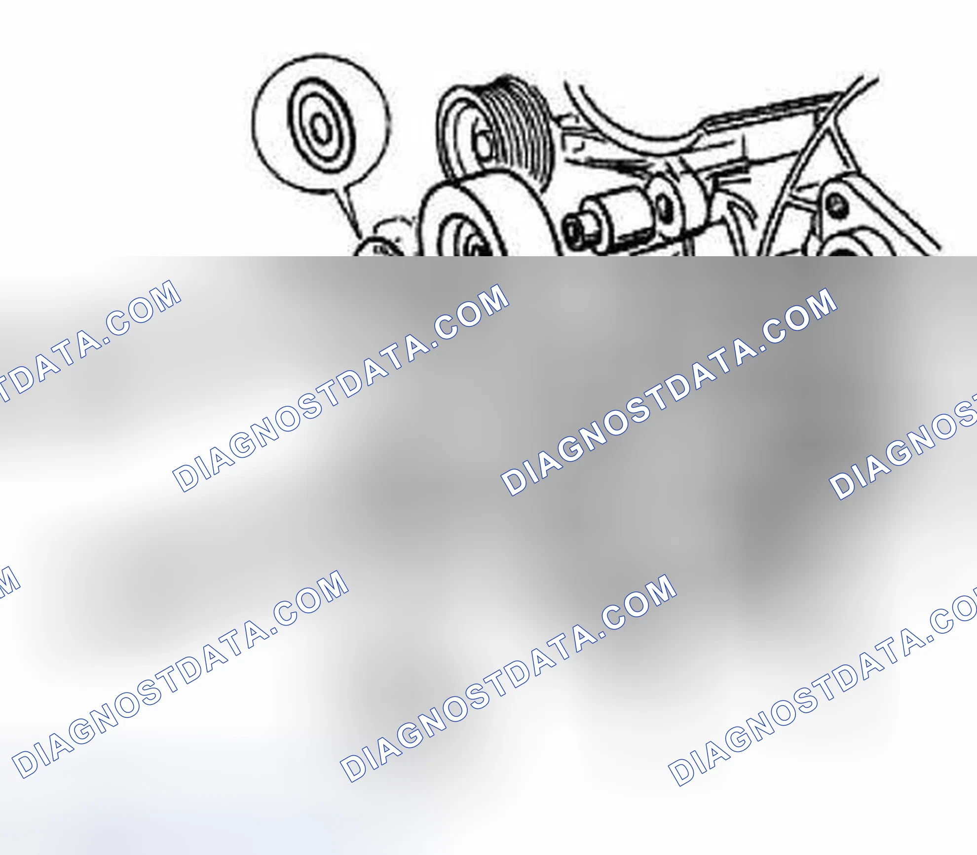 Scheme 620: REMOVING AND INSTALLING TENSIONING ROLLER FOR DRIVE BELT