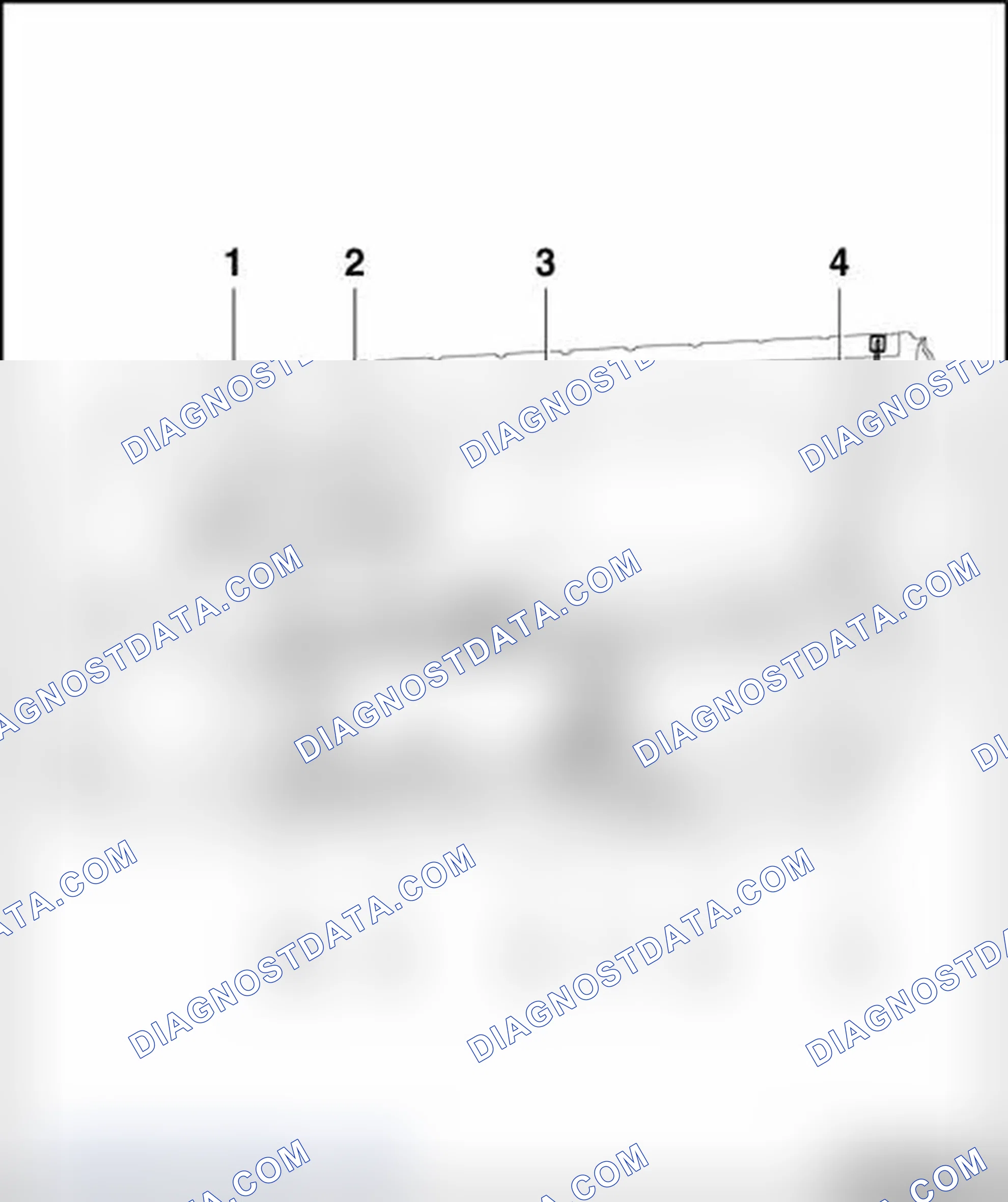 Scheme 89: Exploded view of door trim cable routing
