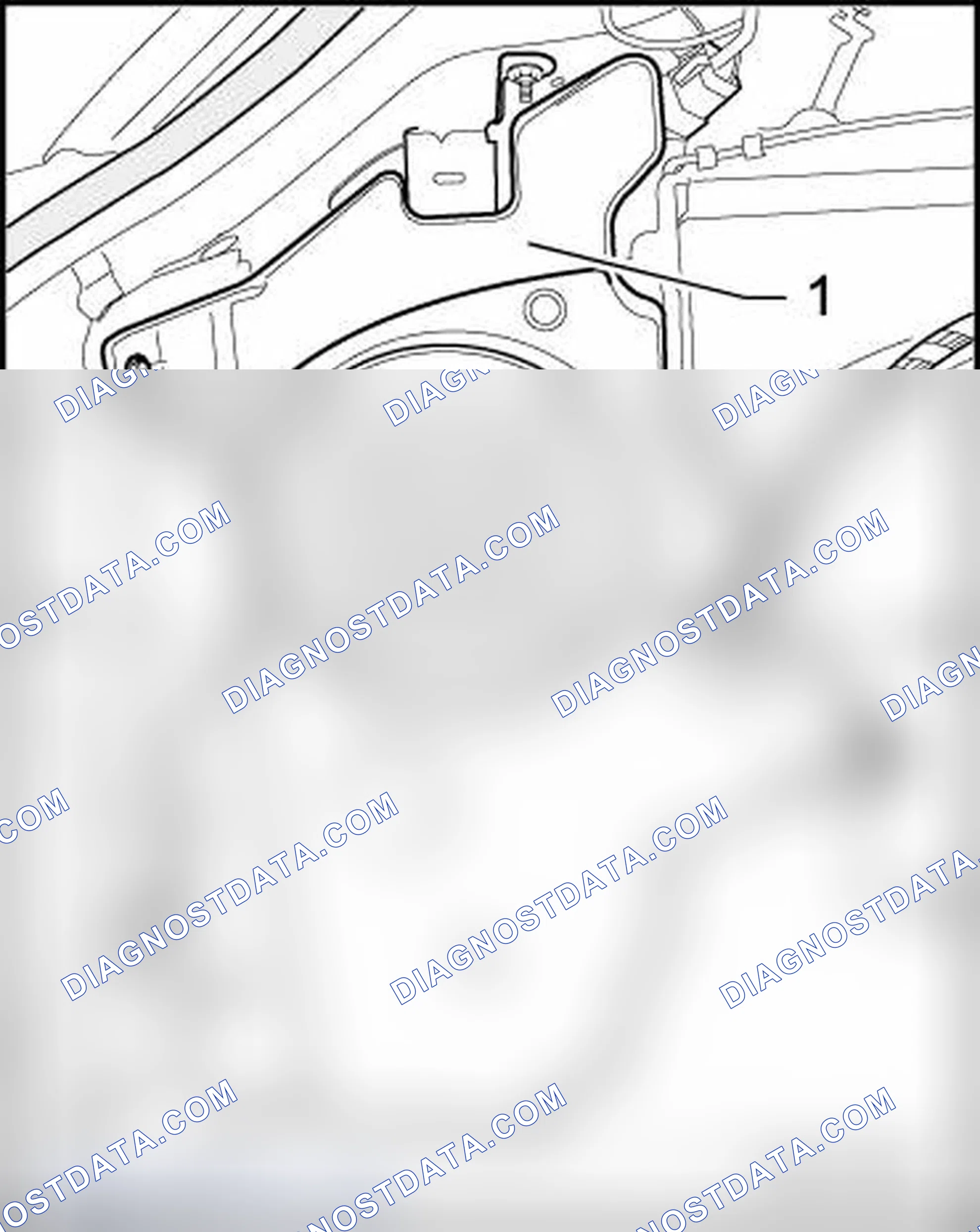 Scheme 50: AMPLIFIER WITH BASS SPEAKER IN LEFT LUGGAGE COMPARTMENT