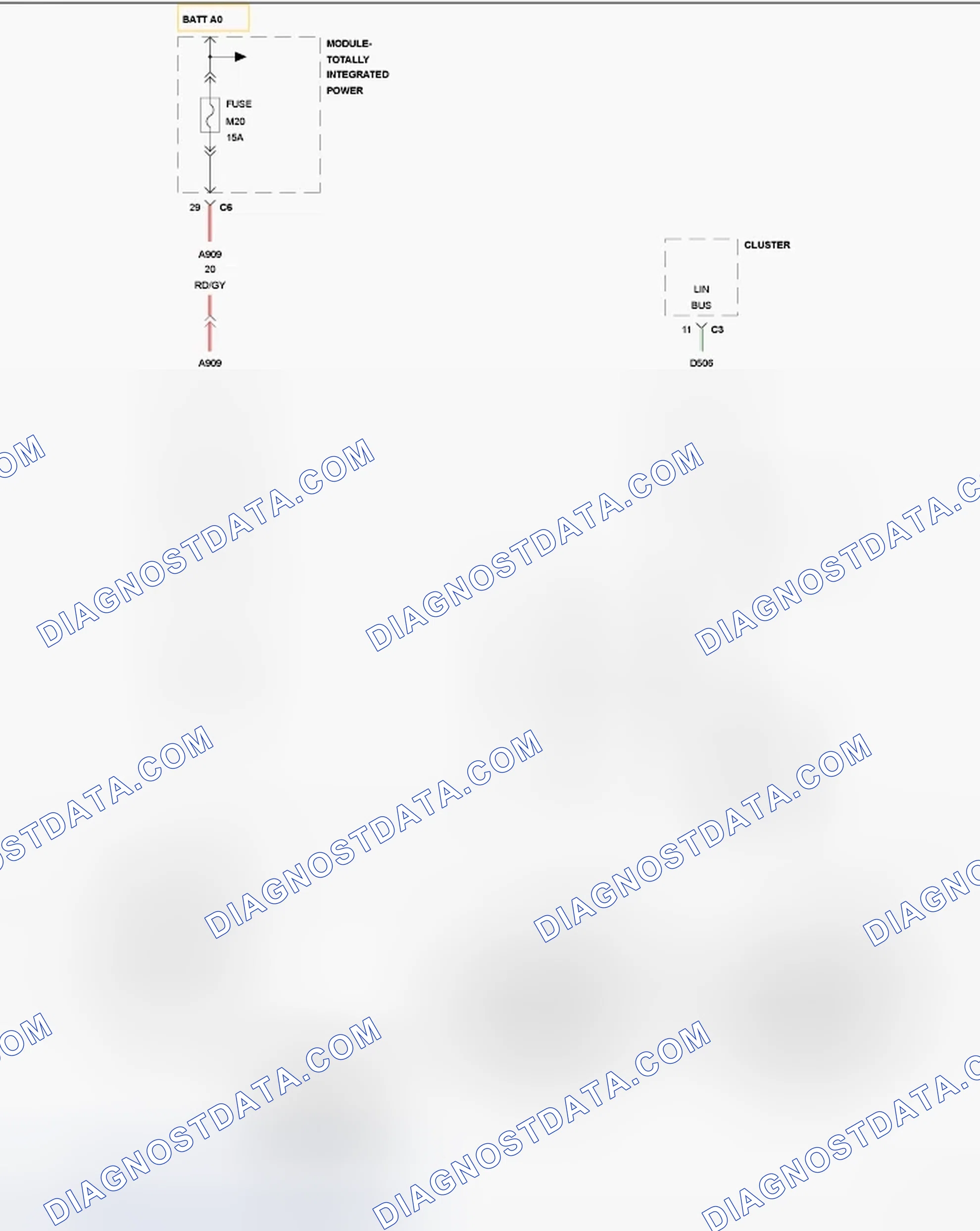 Scheme 81: U1109-LOST COMMUNICATION WITH LIN STEERING WHEEL CONTROLS - 1500, 2500 & 3500