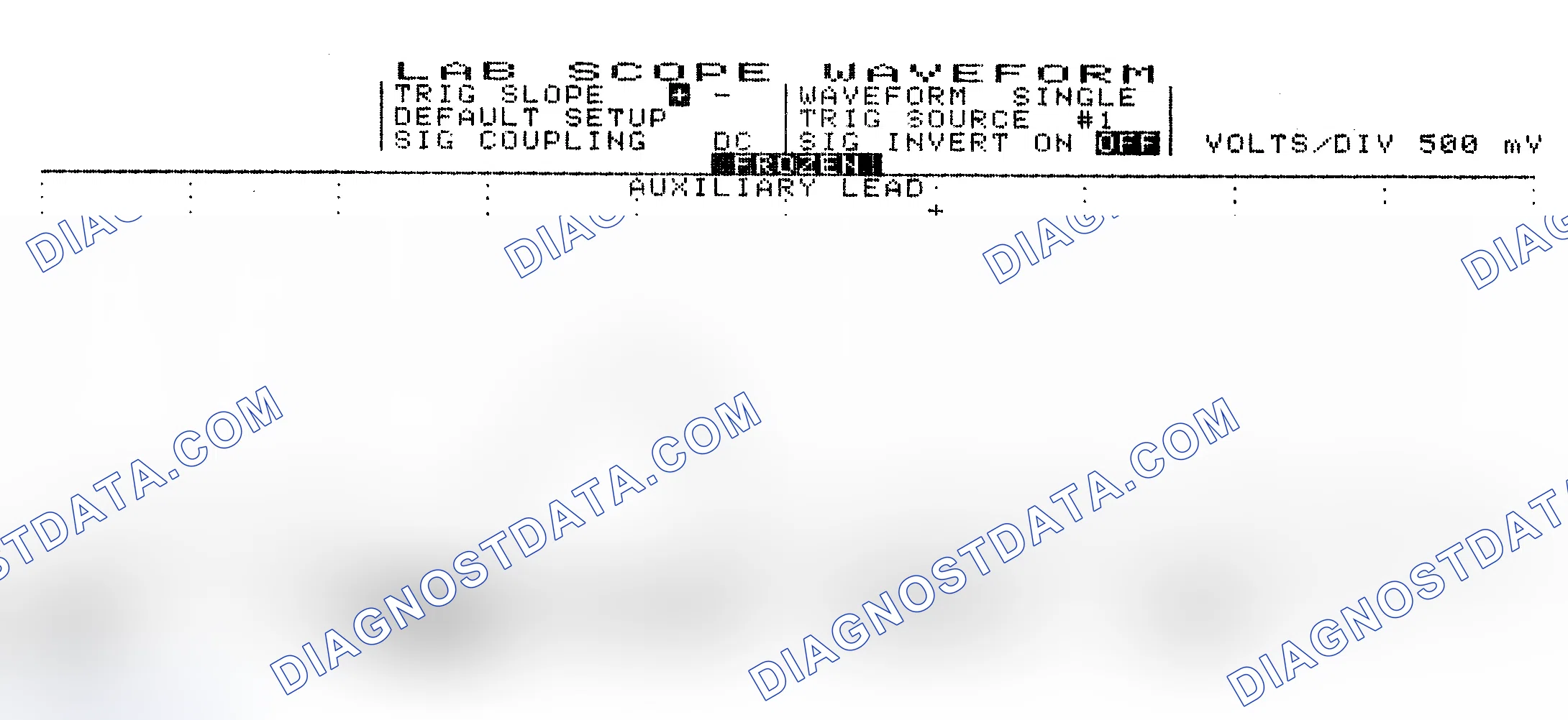 Scheme 10: Single Injector w/Excessive Current Flow - Current Pattern