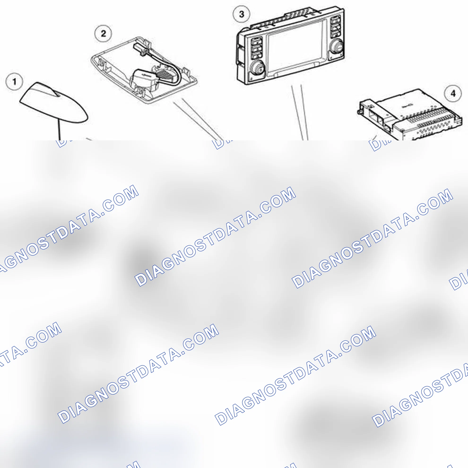 Scheme 54: TELEPHONE SYSTEM COMPONENT LOCATION