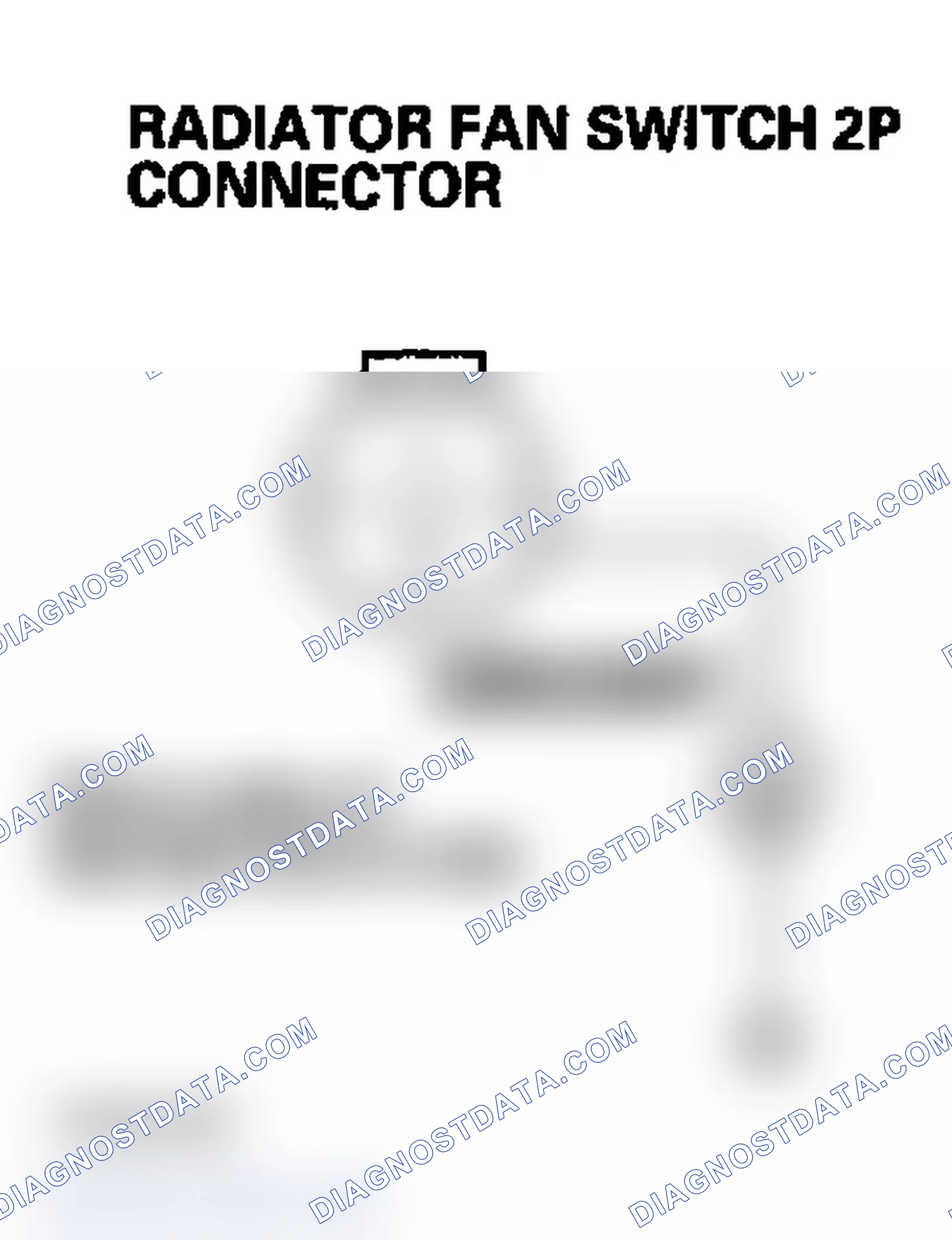 Scheme 10: Radiator Fan Switch Circuit Troubleshooting (Open)