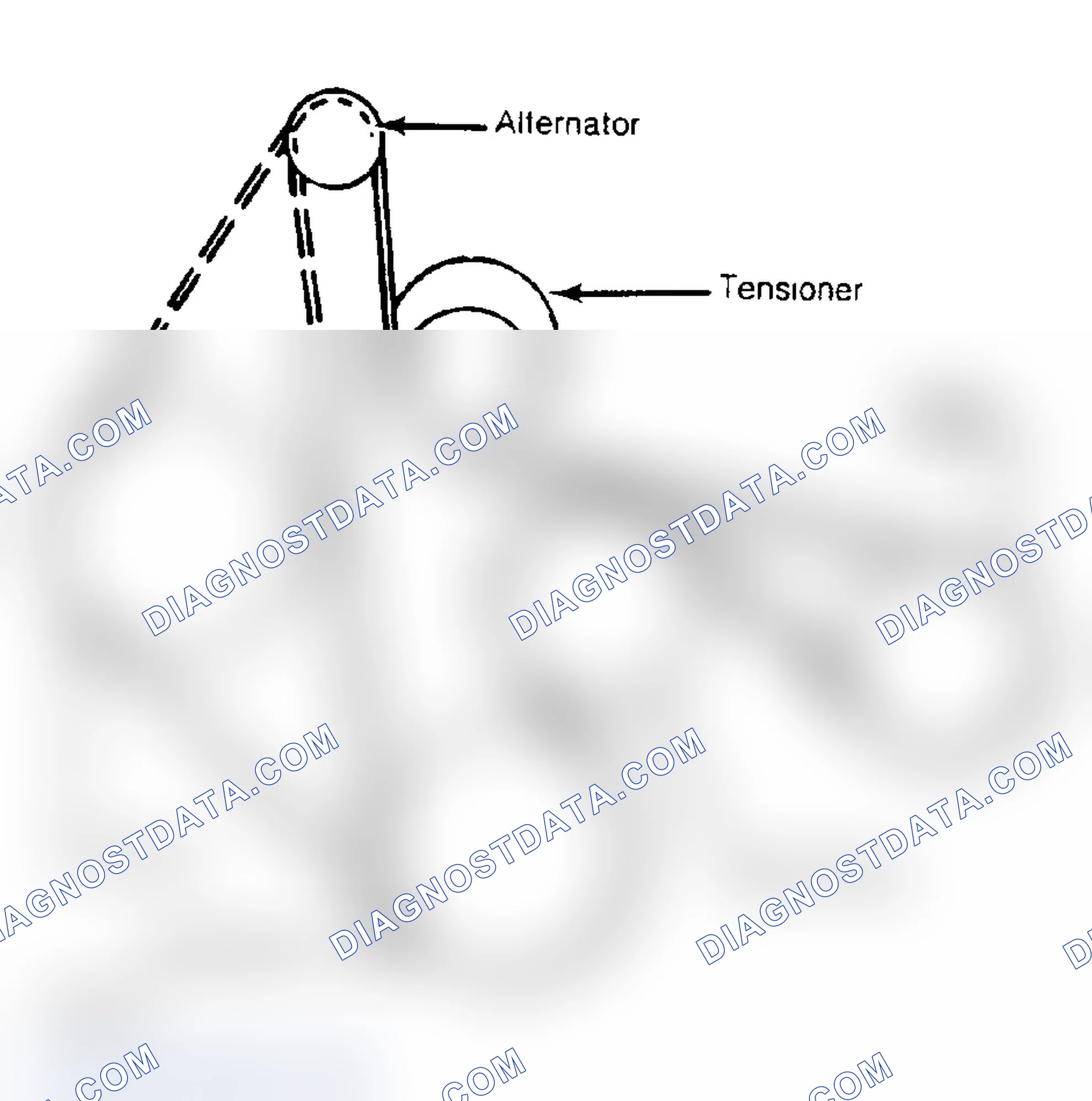 Scheme 9: SERPENTINE BELT ROUTING (2.8L Camaro/Firebird)