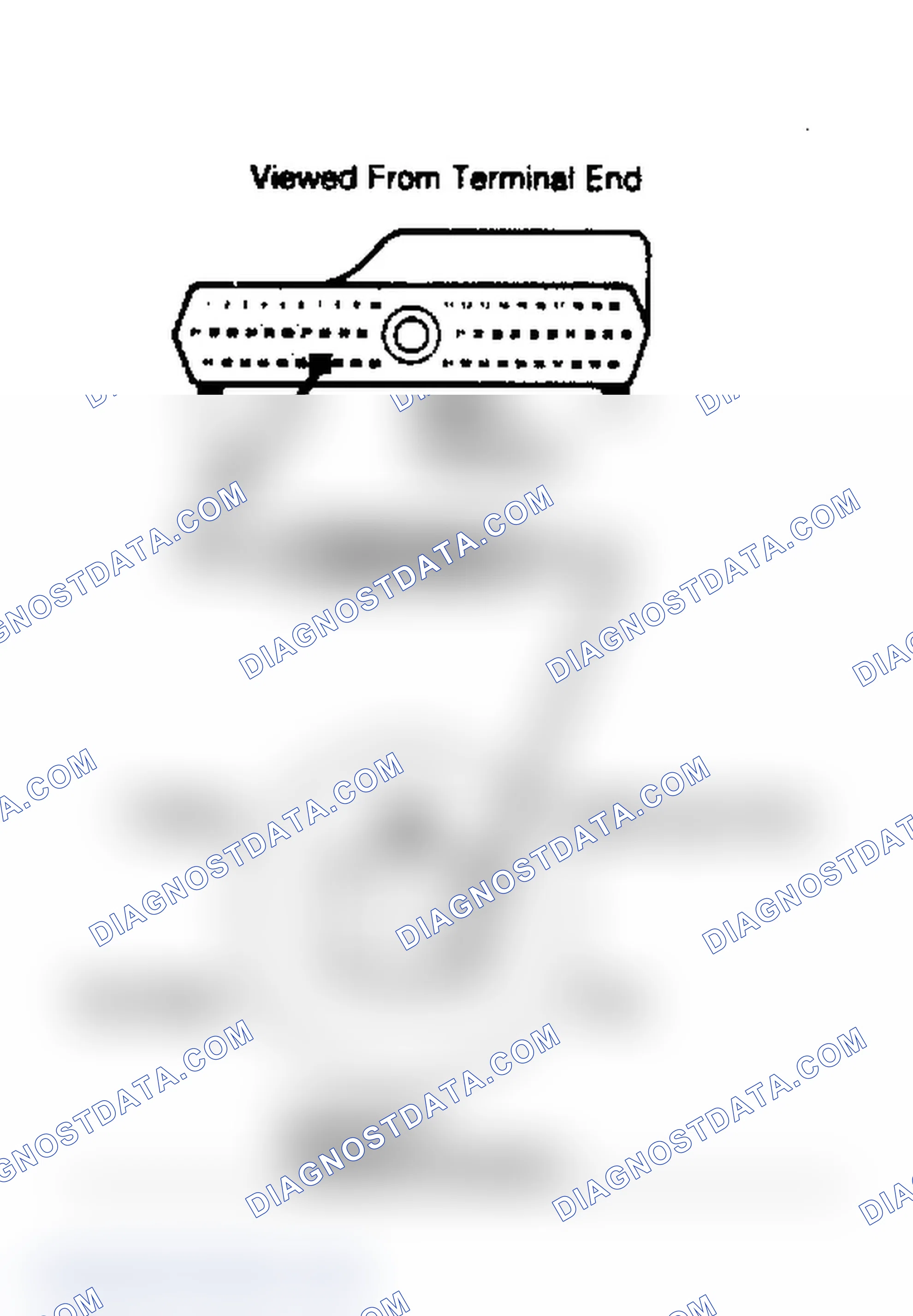 Scheme 163: 60-Pin Terminal No. 47 To Grey Distributor Wire