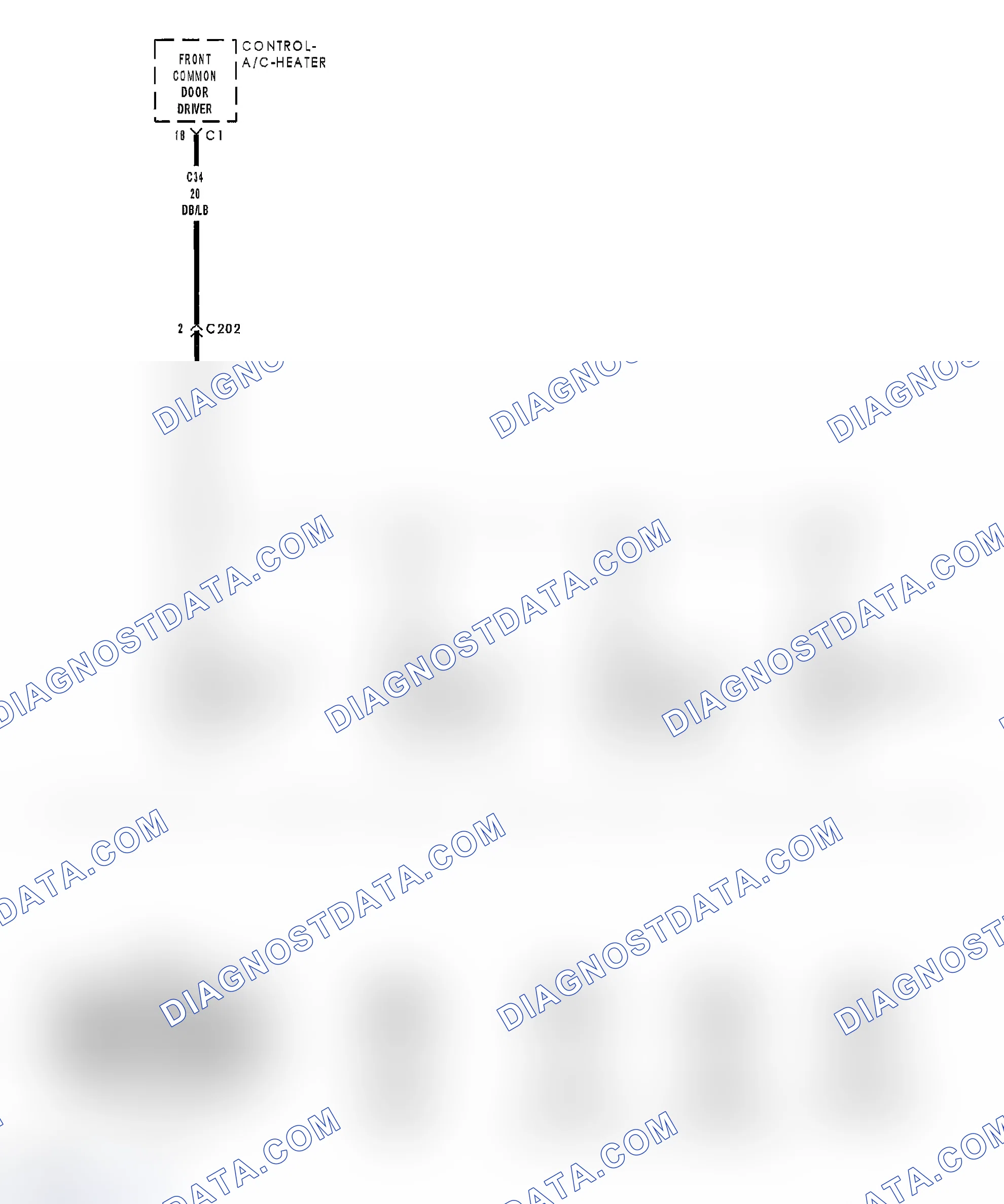 Scheme 171: B1060-CLIMATE CONTROL MOTOR(S) COMMON 1 CONTROL CIRCUIT HIGH (MTC)