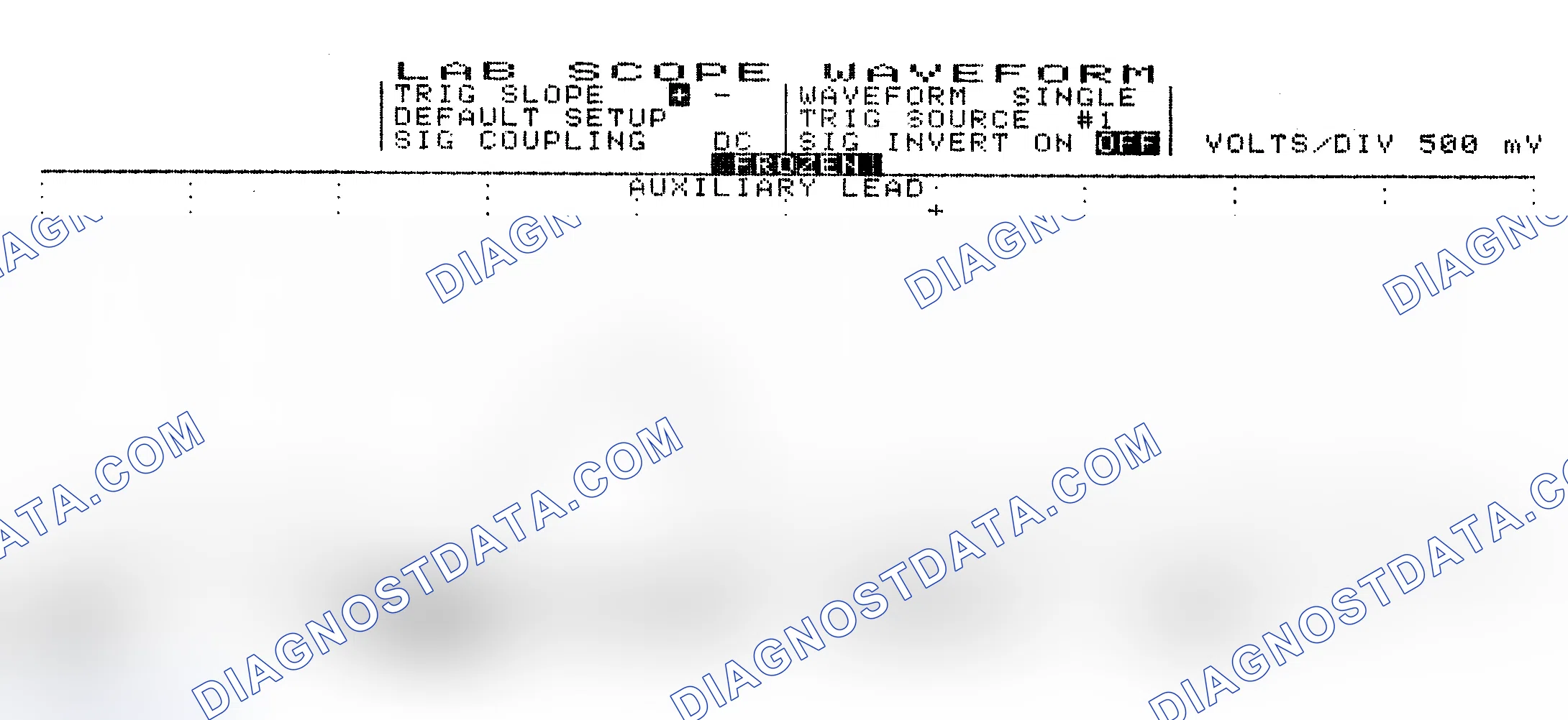 Scheme 10: Single Injector w/Excessive Current Flow - Current Pattern