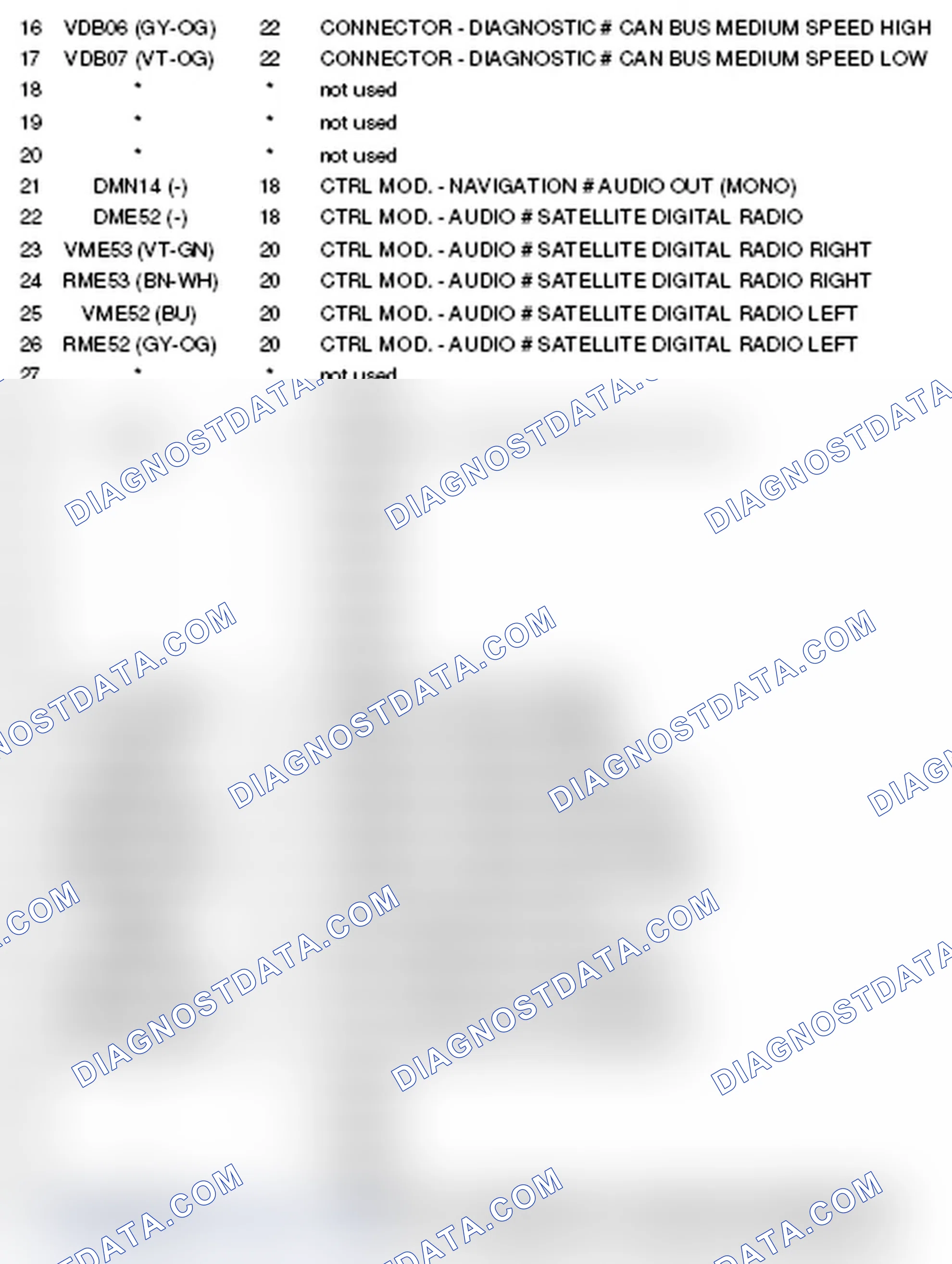 Scheme 366: Accessory Protocol Interface Module (2 Of 2) Connector End View (C3342) (2 Of 2)