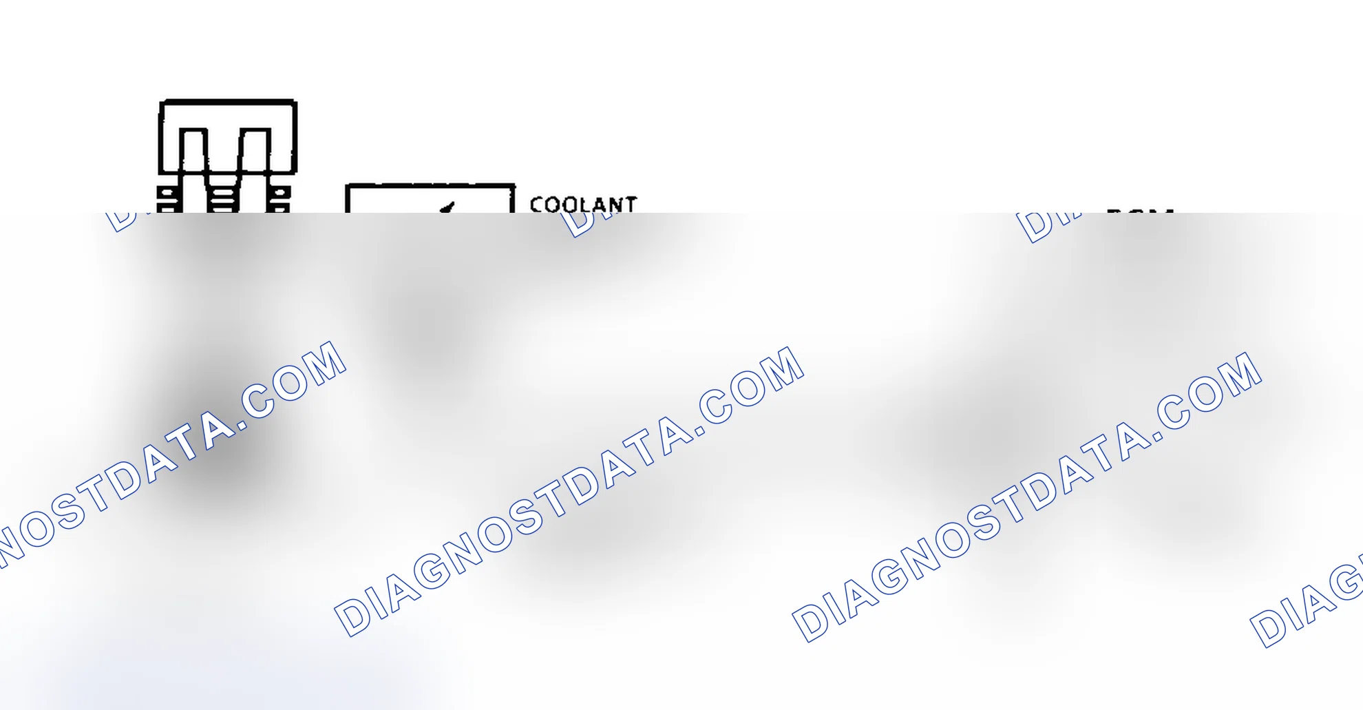 Scheme 6: Code 14 Schematic Coolant Sensor Signal Voltage Low