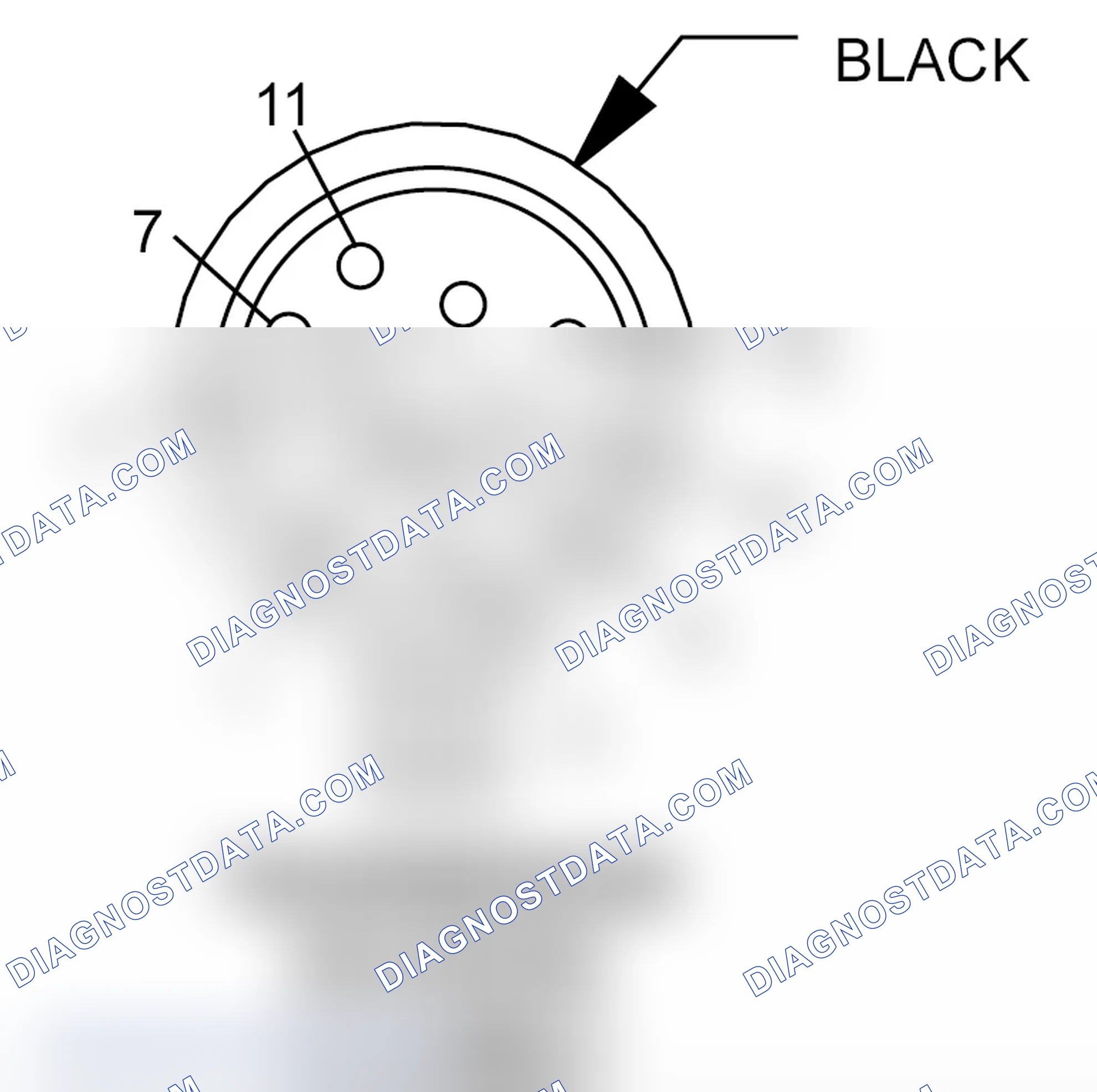 Scheme 237: Transmission Solenoid Assembly Connector End View