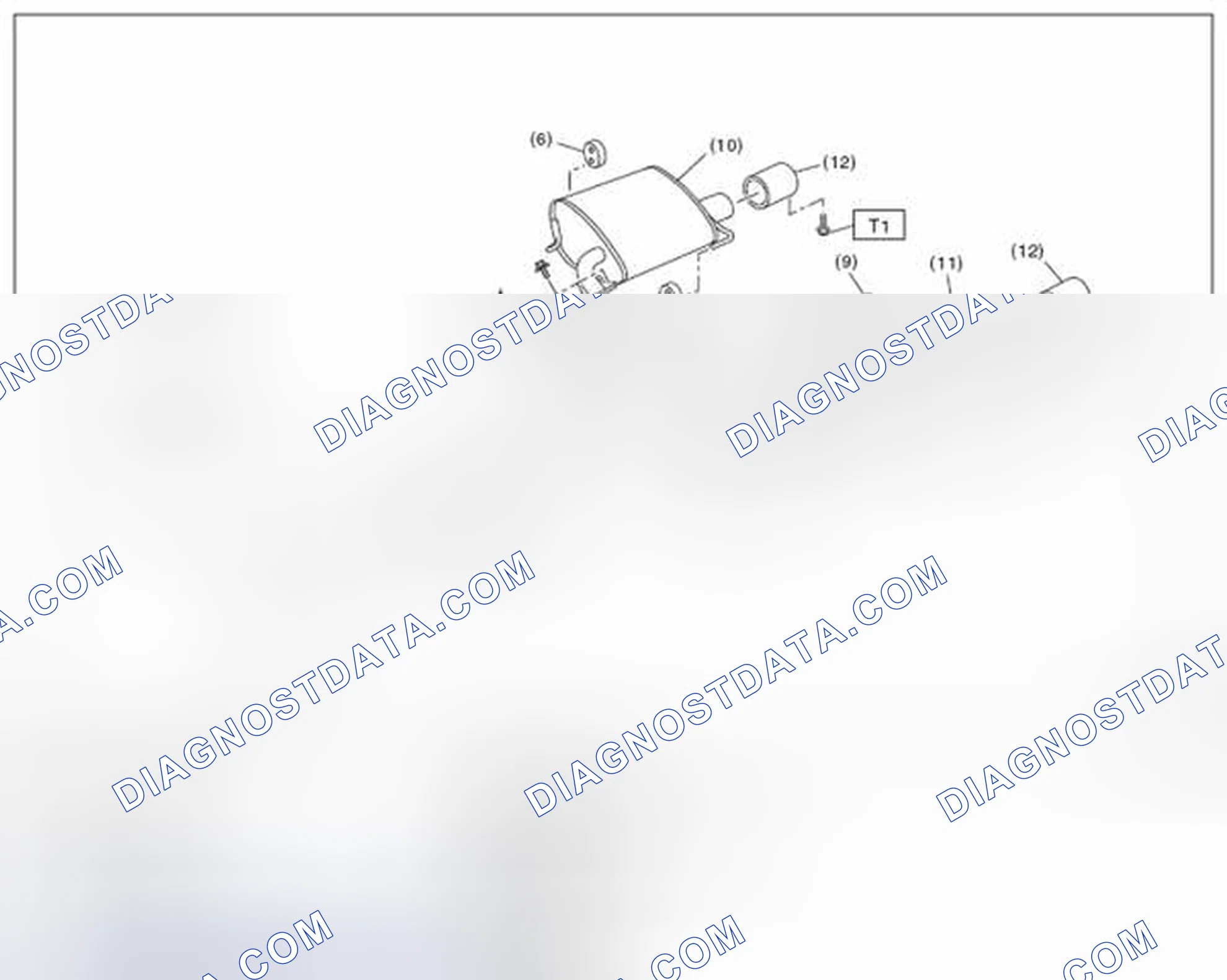 Scheme 18: REAR EXHAUST PIPE AND MUFFLER