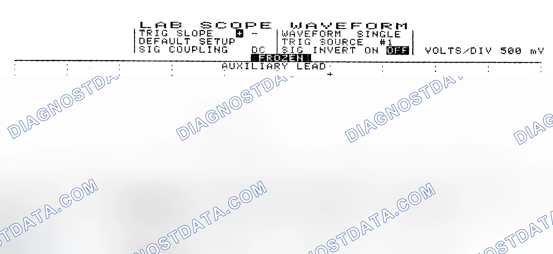 Scheme 10: Single Injector w/Excessive Current Flow - Current Pattern