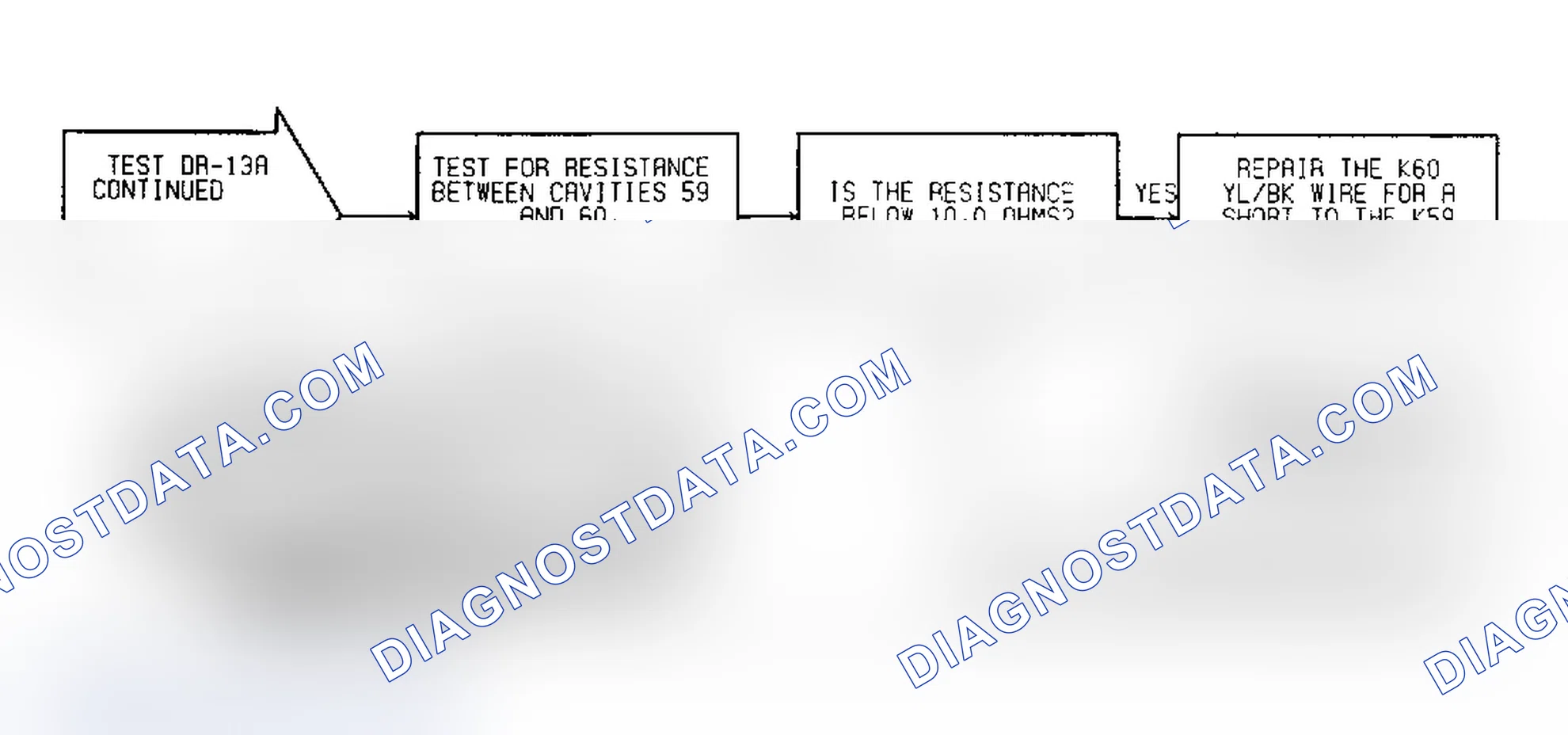 Scheme 271: Test DR-13A Code 25: Diagnostic Flow Chart (4 of 4)