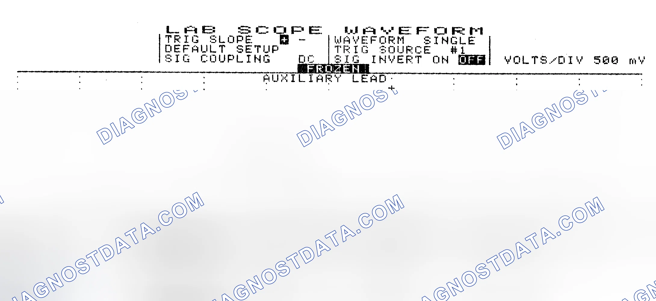 Scheme 10: Single Injector w/Excessive Current Flow - Current Pattern