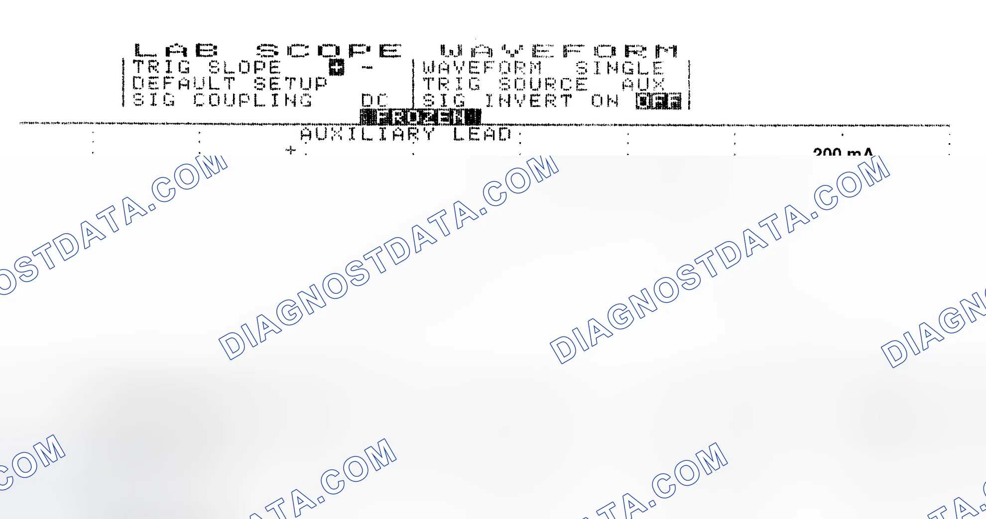 Scheme 13: Single Injector w/Normal Current Flow - Current Pattern
