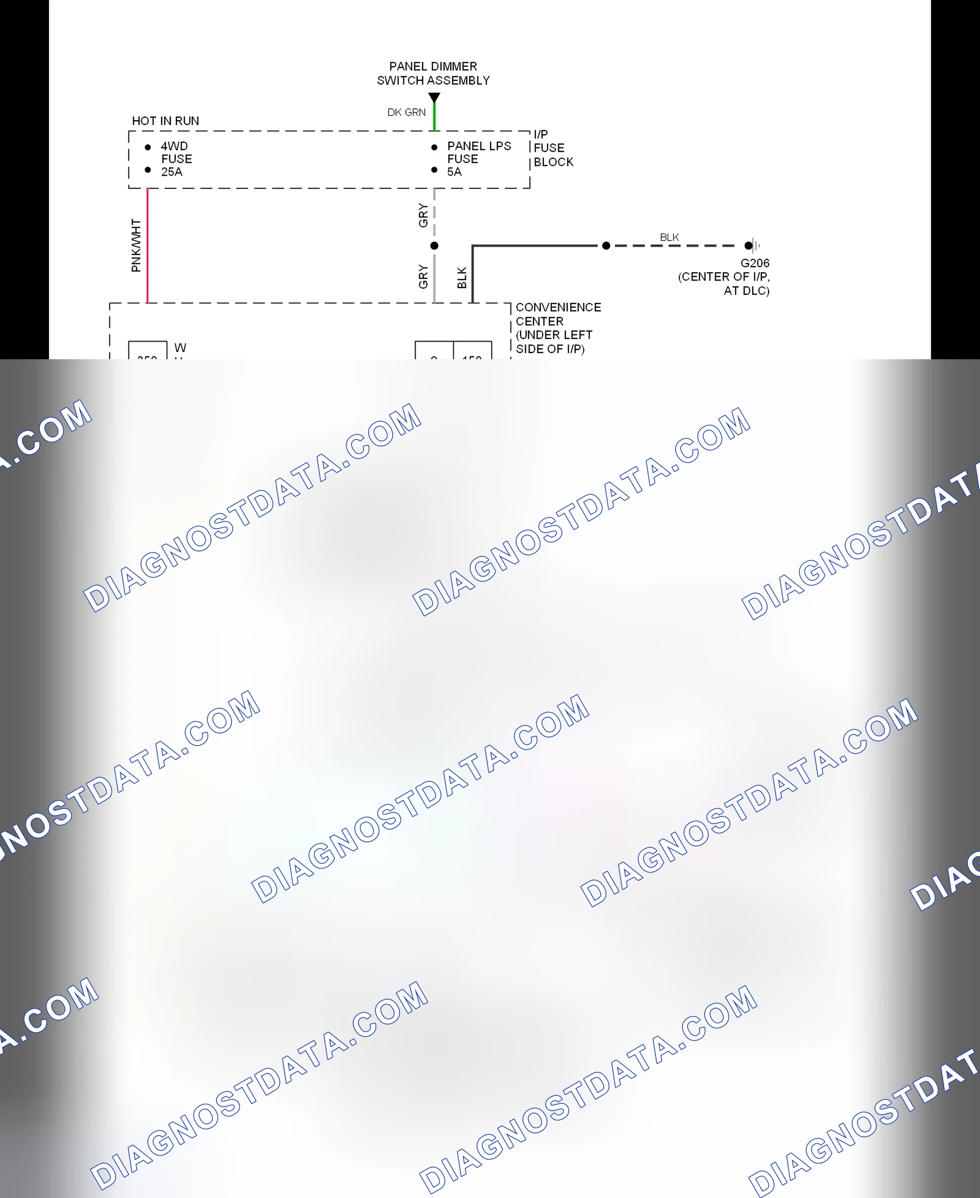 Scheme 8: Transfer Case Circuit (1993 H/D 4-Speed A/T)
