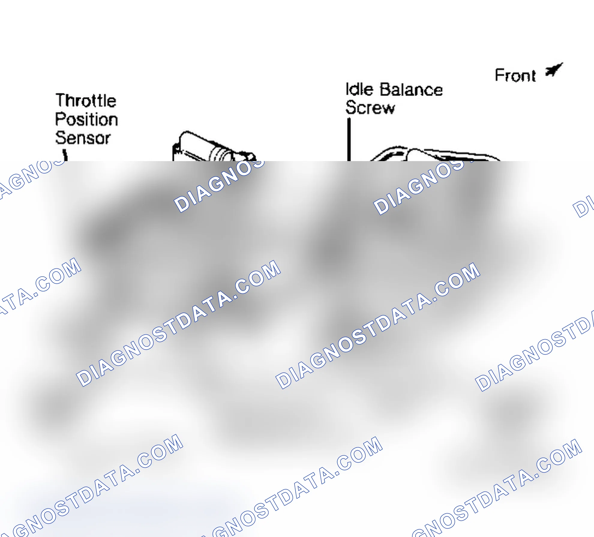 Scheme 46: Component Locations for 5.0L Fuel Injection System