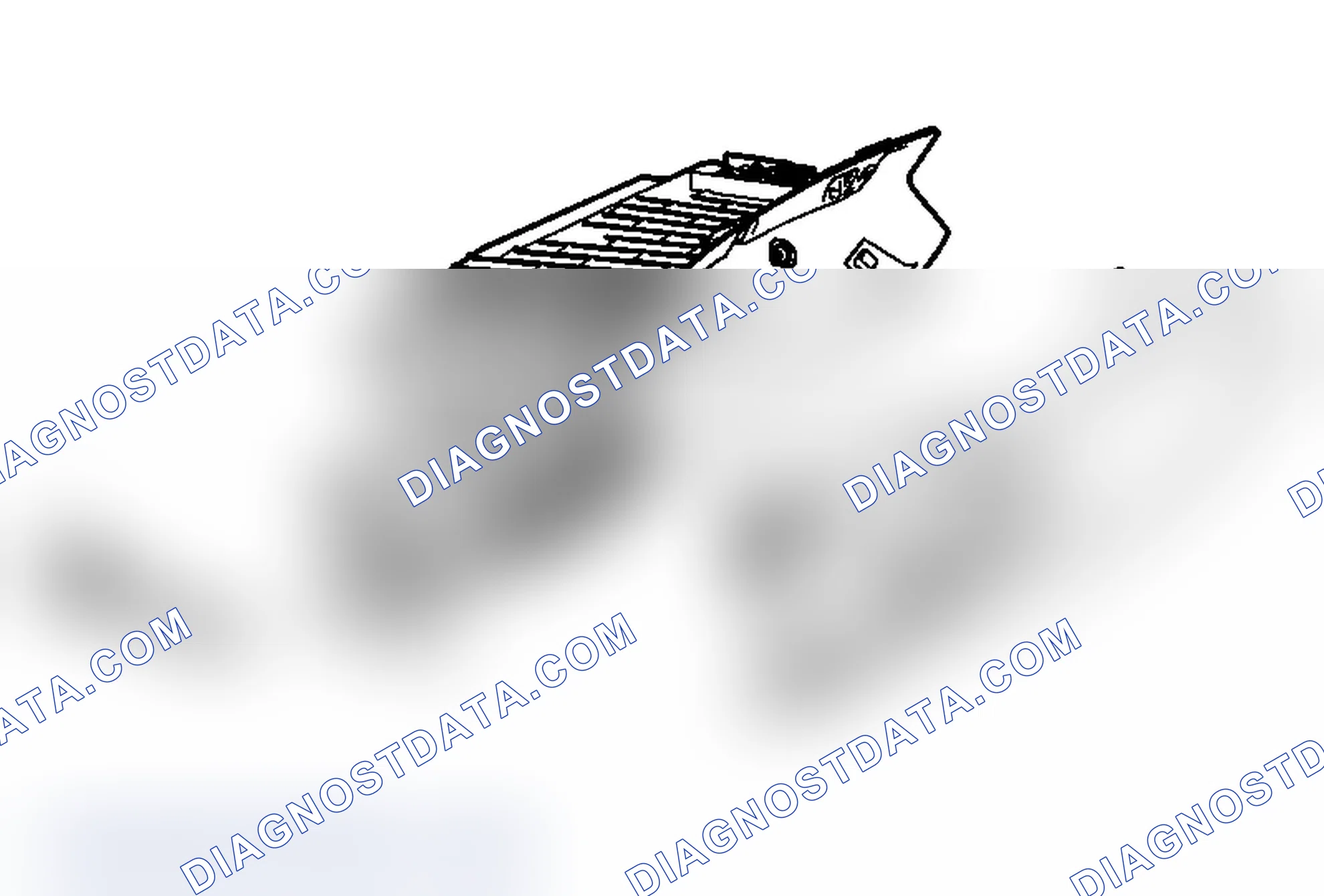 Scheme 72: Instrument Panel Compartment Door Opening Frame (Lower Compartment)