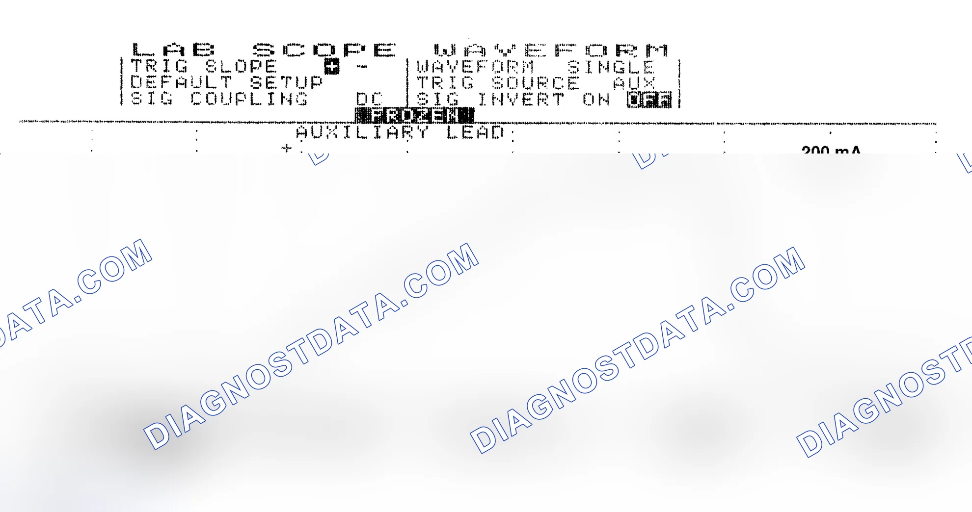 Scheme 13: Single Injector w/Normal Current Flow - Current Pattern