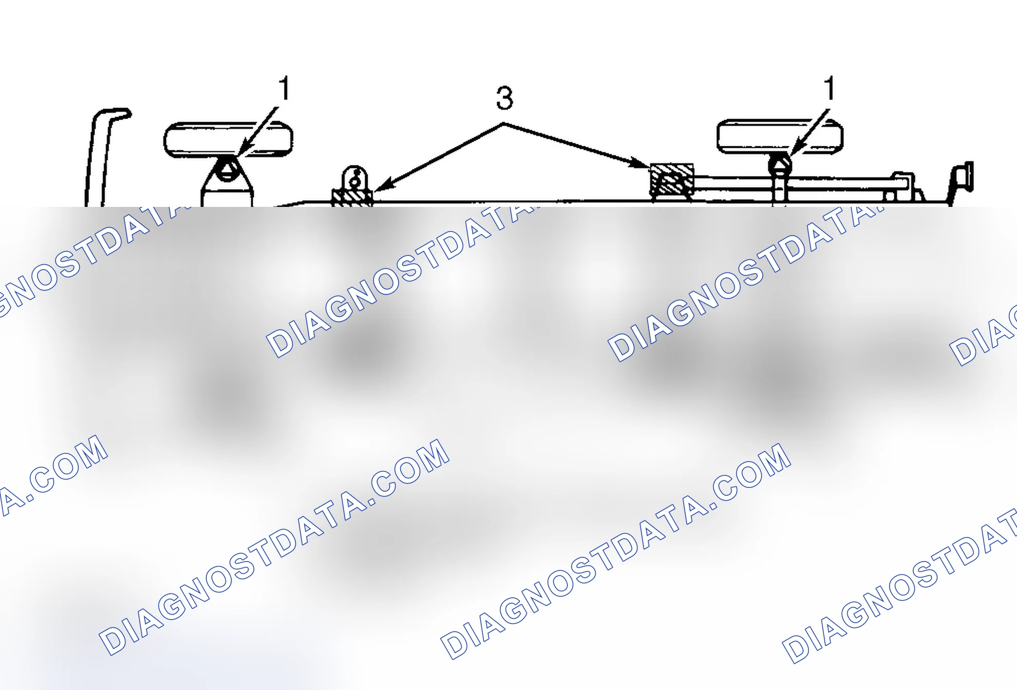 Scheme 14: Hoisting & Jacking Locations ("G" Series) Courtesy of General Motors Corp.