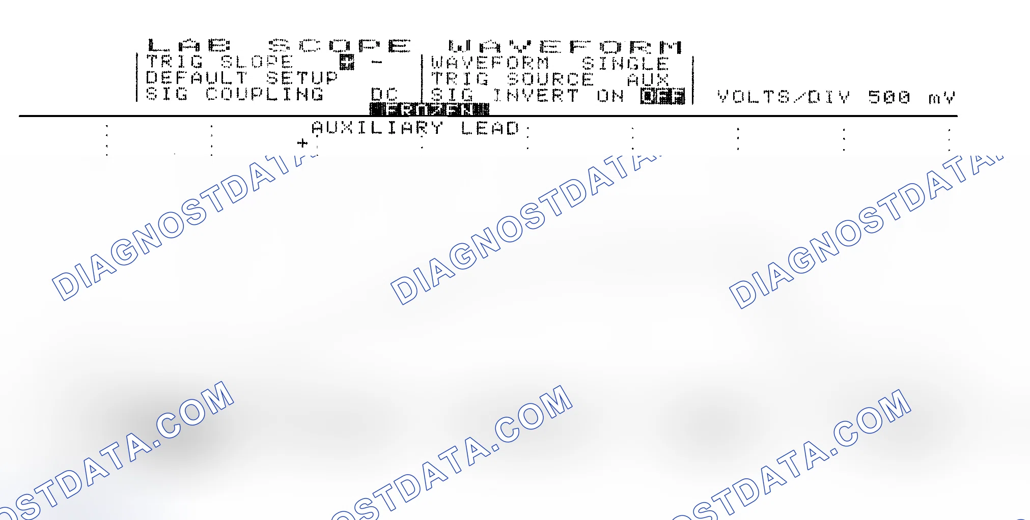 Scheme 14: Single Injector w/Excessive Current Flow - Current Pattern