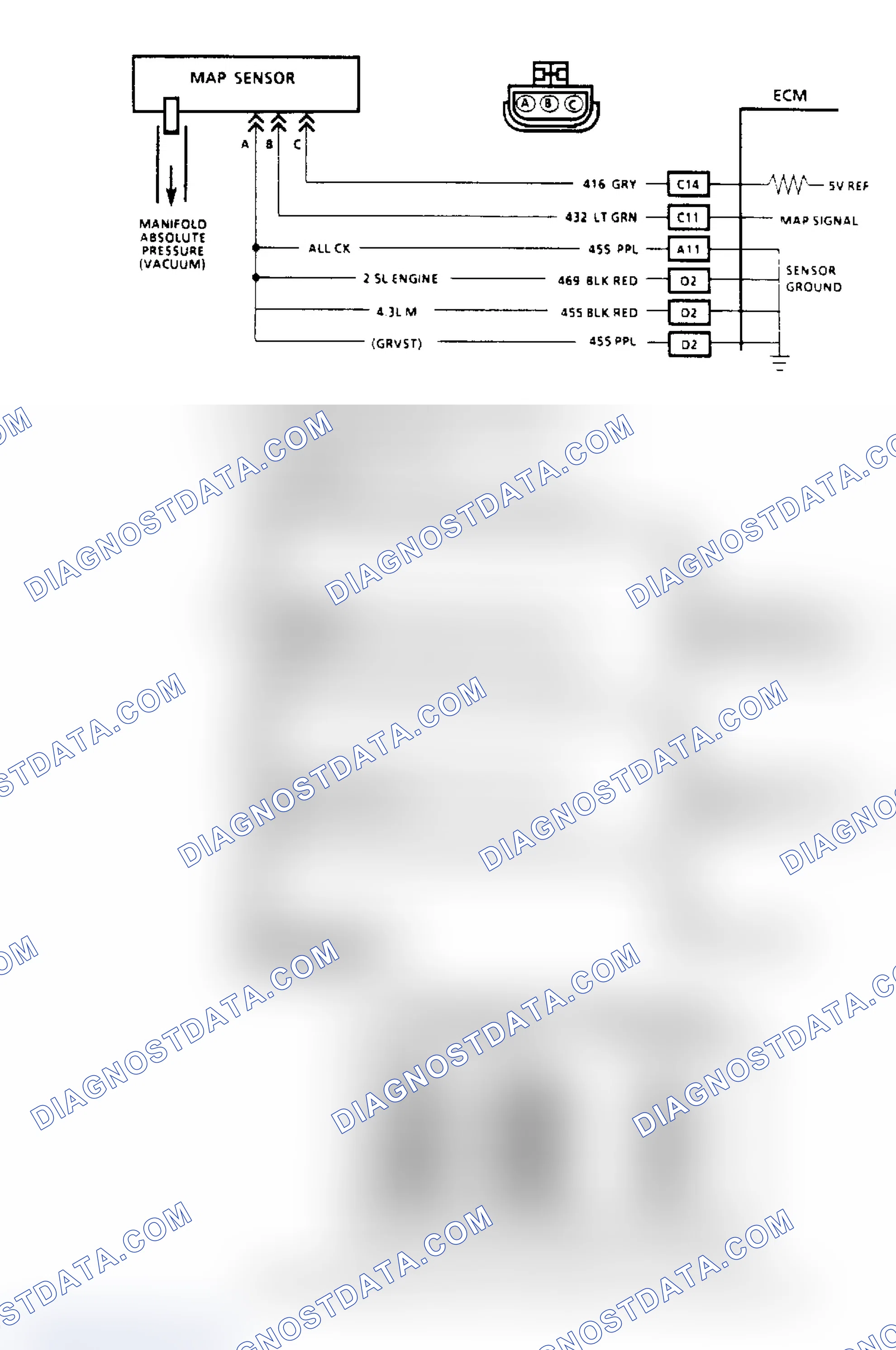 Scheme 66: Code 33, MAP Sensor (Signal Voltage High)