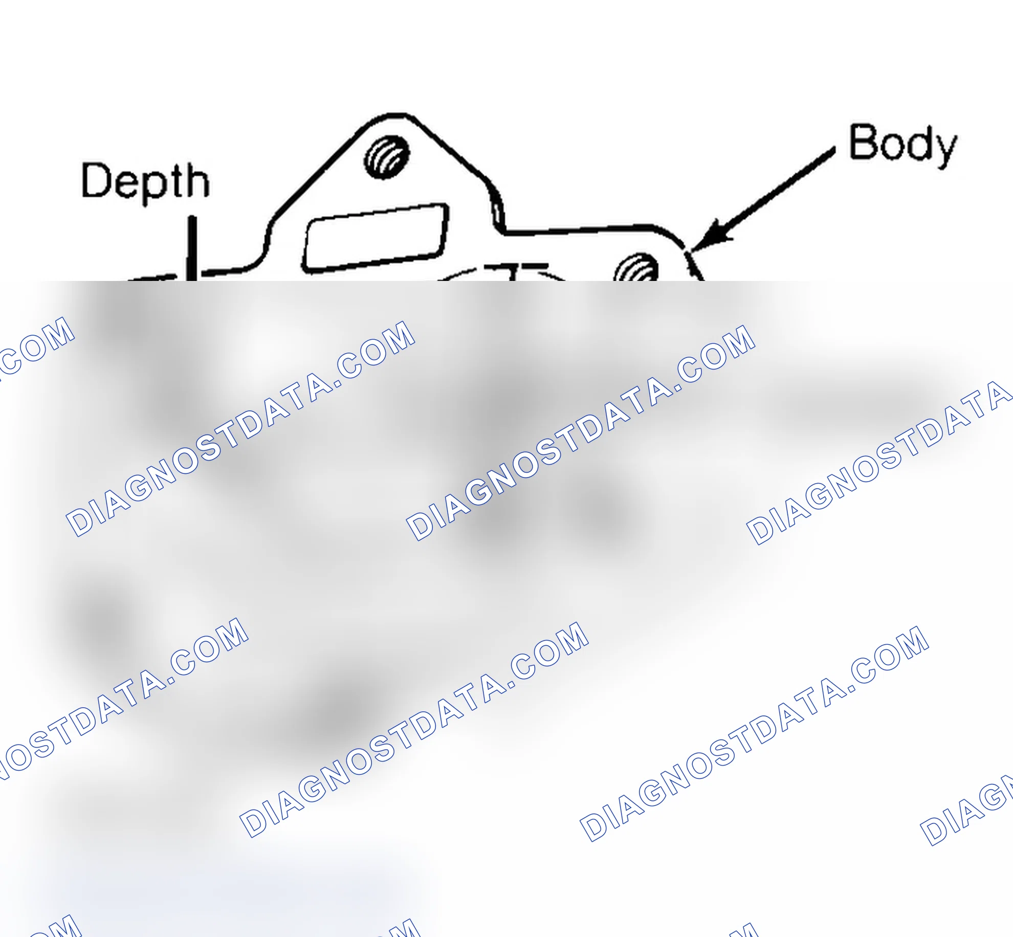 Scheme 35: Measuring Oil Pump Gear Cavity