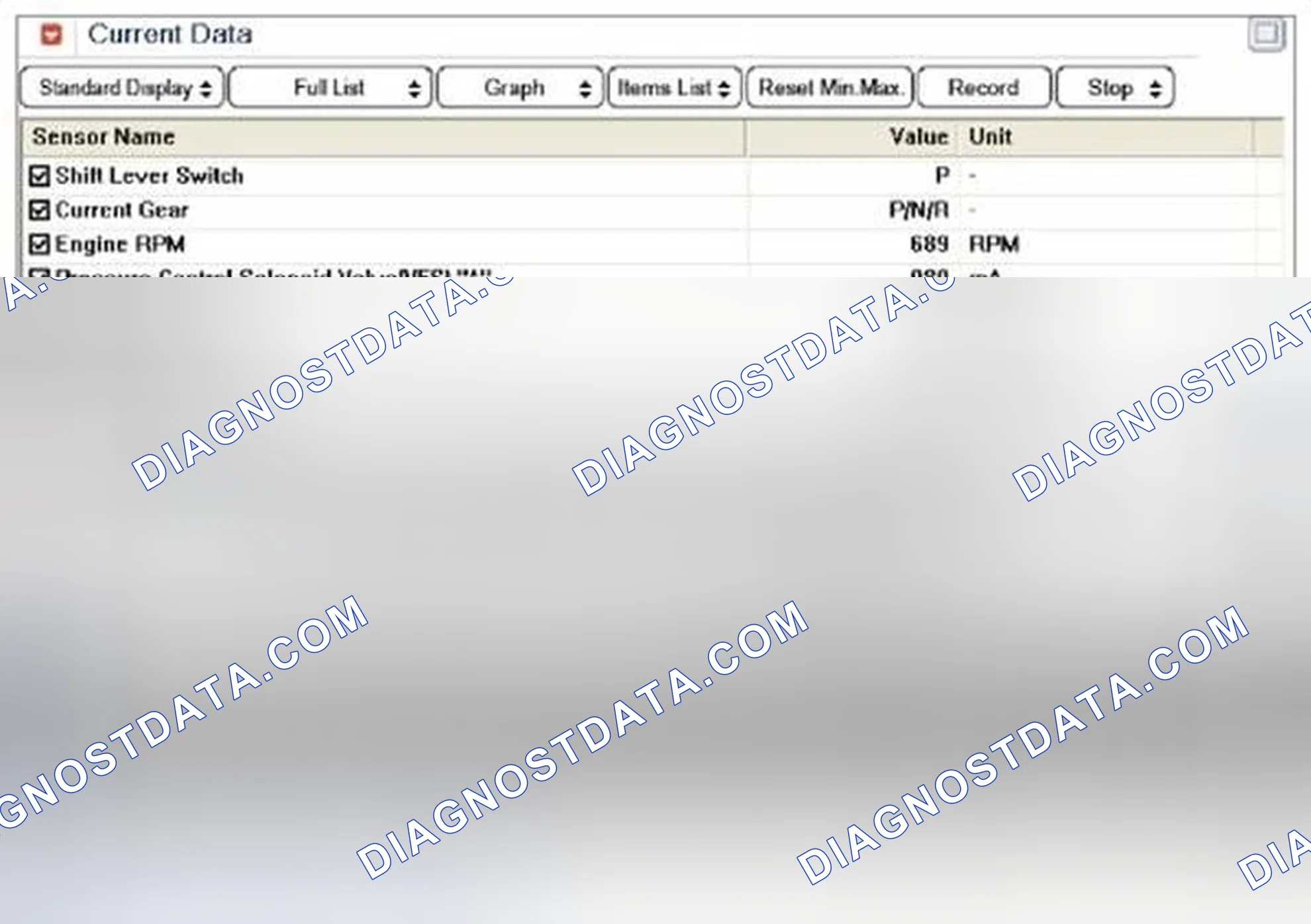 Scheme 817: Monitor Scantool Data