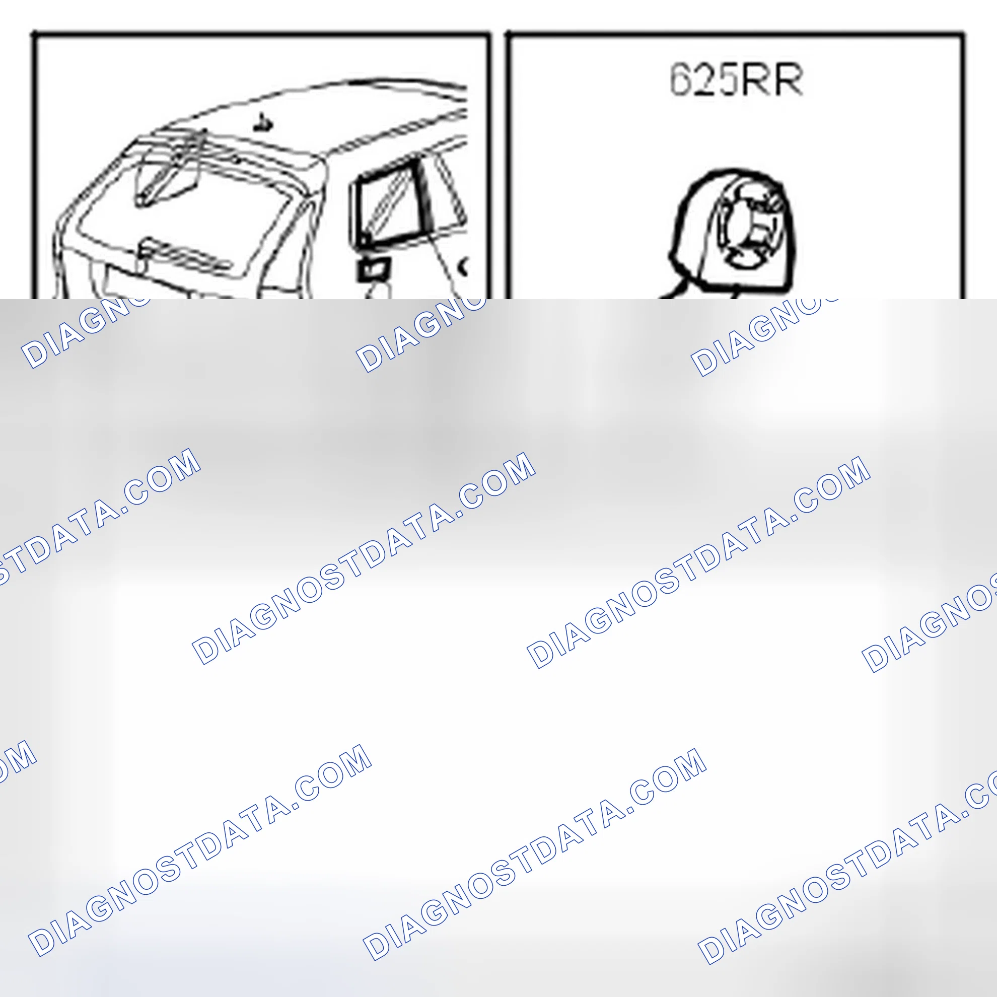 Scheme 234: Radio Antenna, Window, Right (625RR)