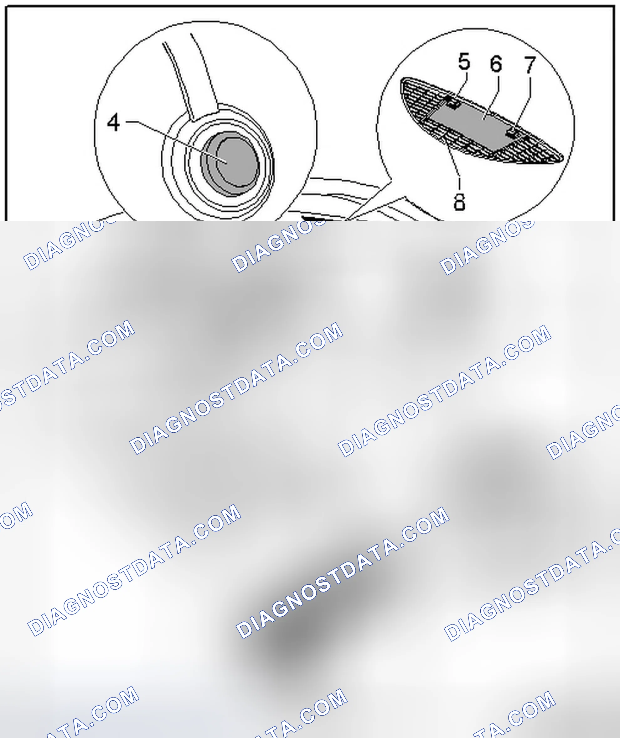 Scheme 115: A/C COMPONENTS INSIDE PASSENGER COMPARTMENT, RIGHT SIDE