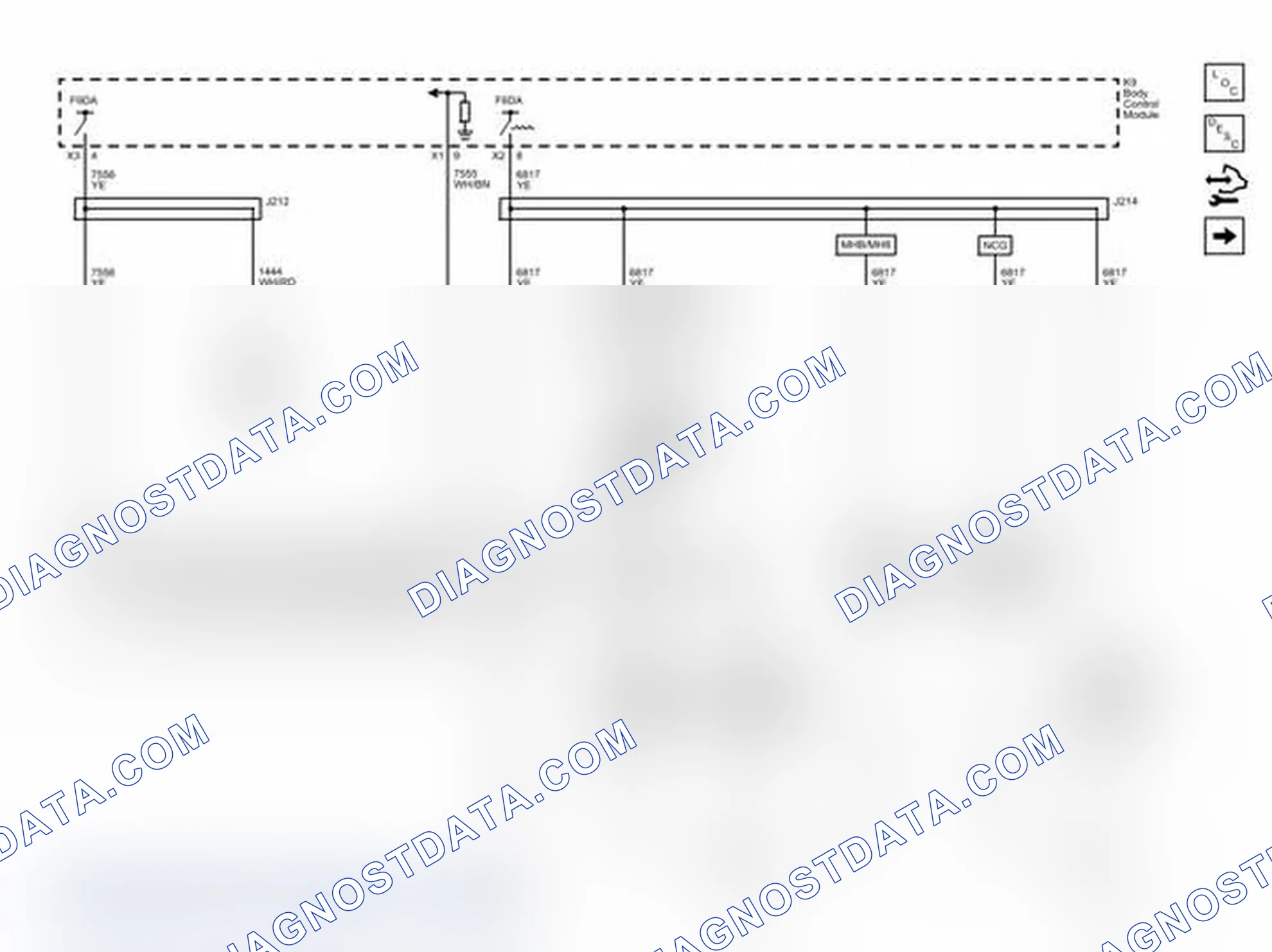 Scheme 74: Controls, Headlamp, Instrument Panel, and Steering Wheel Switches
