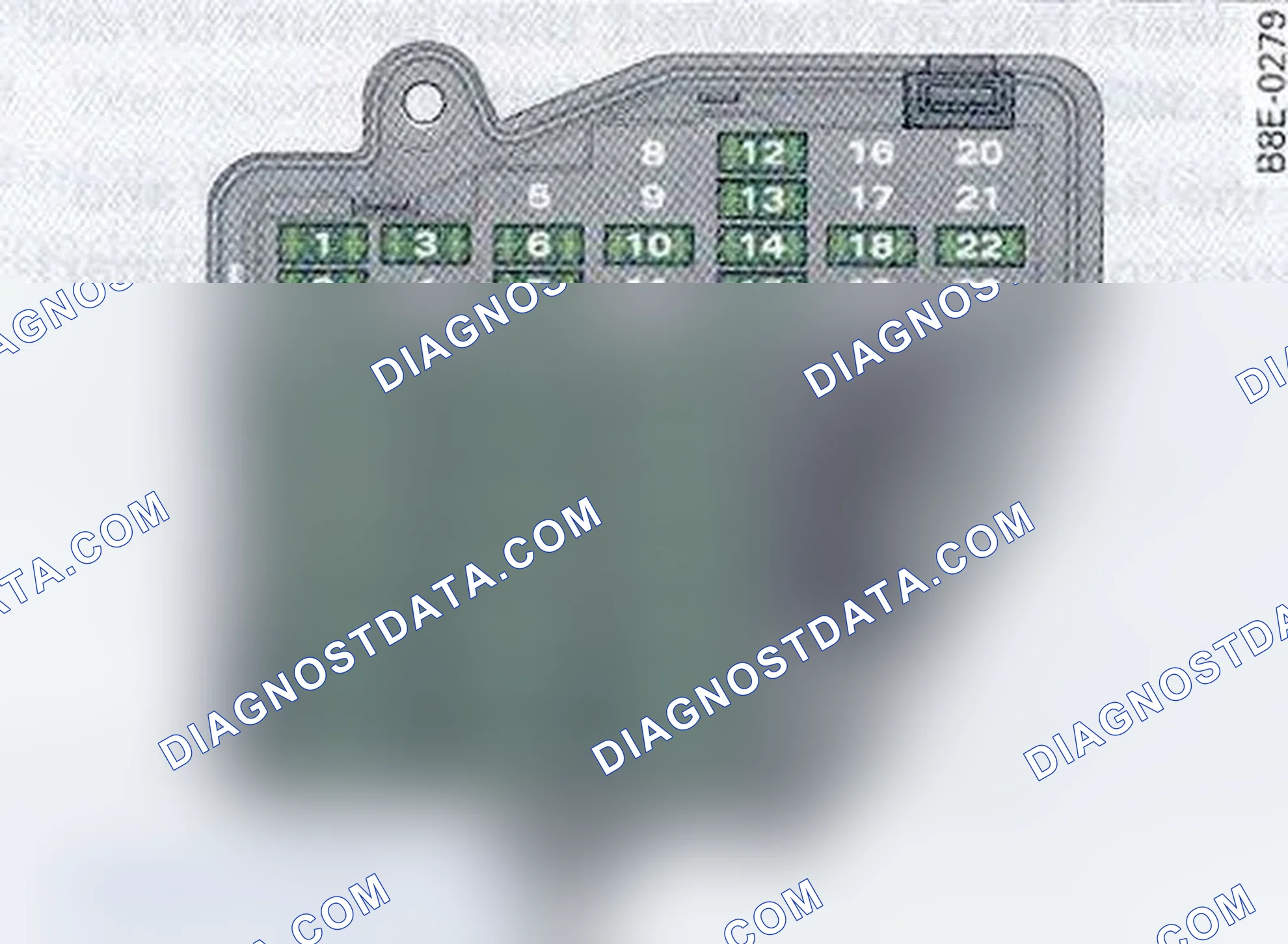 Scheme 25: Fuse Index Information (Passenger Compartment)