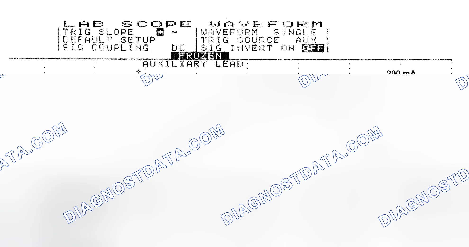 Scheme 13: Single Injector w/Normal Current Flow - Current Pattern