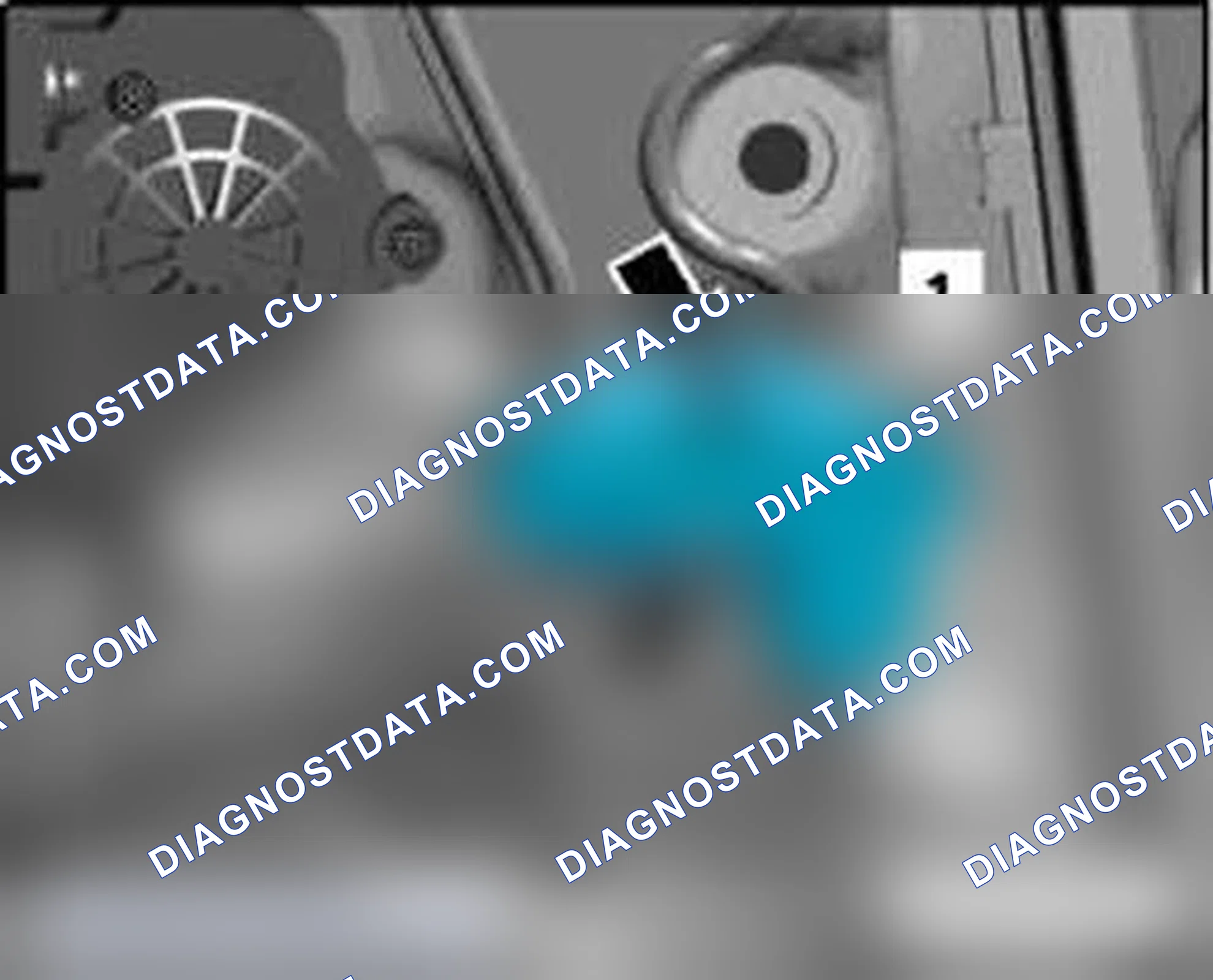 Scheme 312: Drivers Access/Start Authorization Antenna R134 , removing and installing
