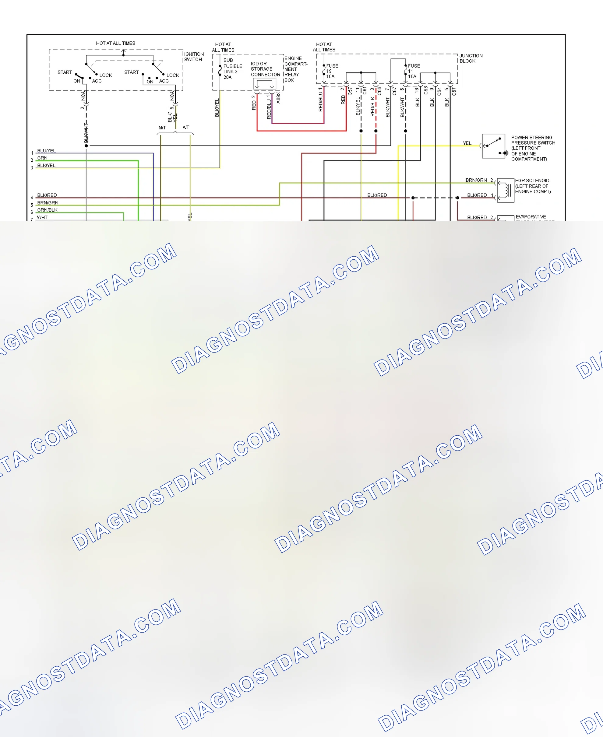 Scheme 65: Wiring Diagram (Summit Wagon 2.4L FWD - 2 Of 2)