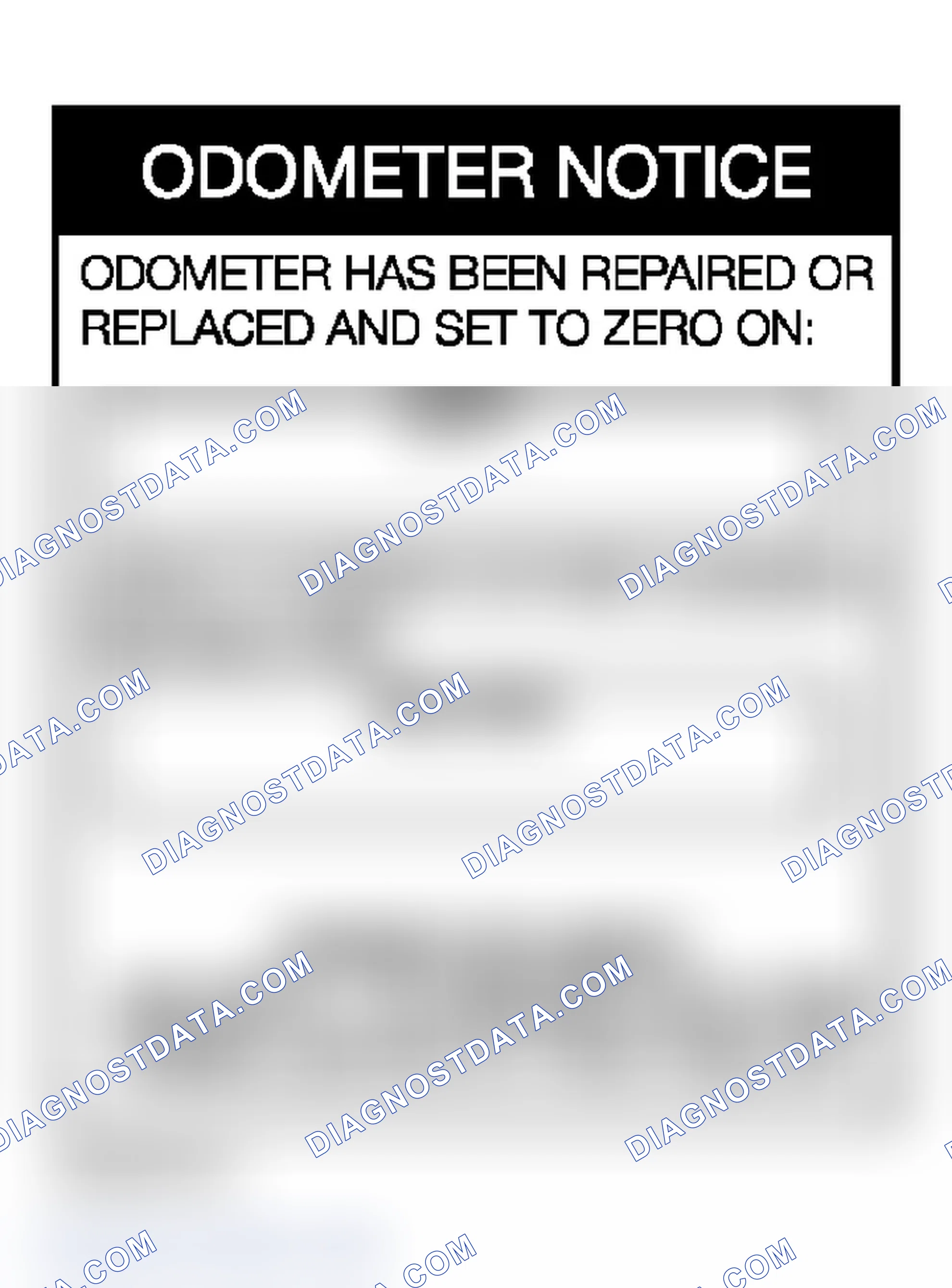 Scheme 341: Federal Odometer Disclosure Requirement 92-513